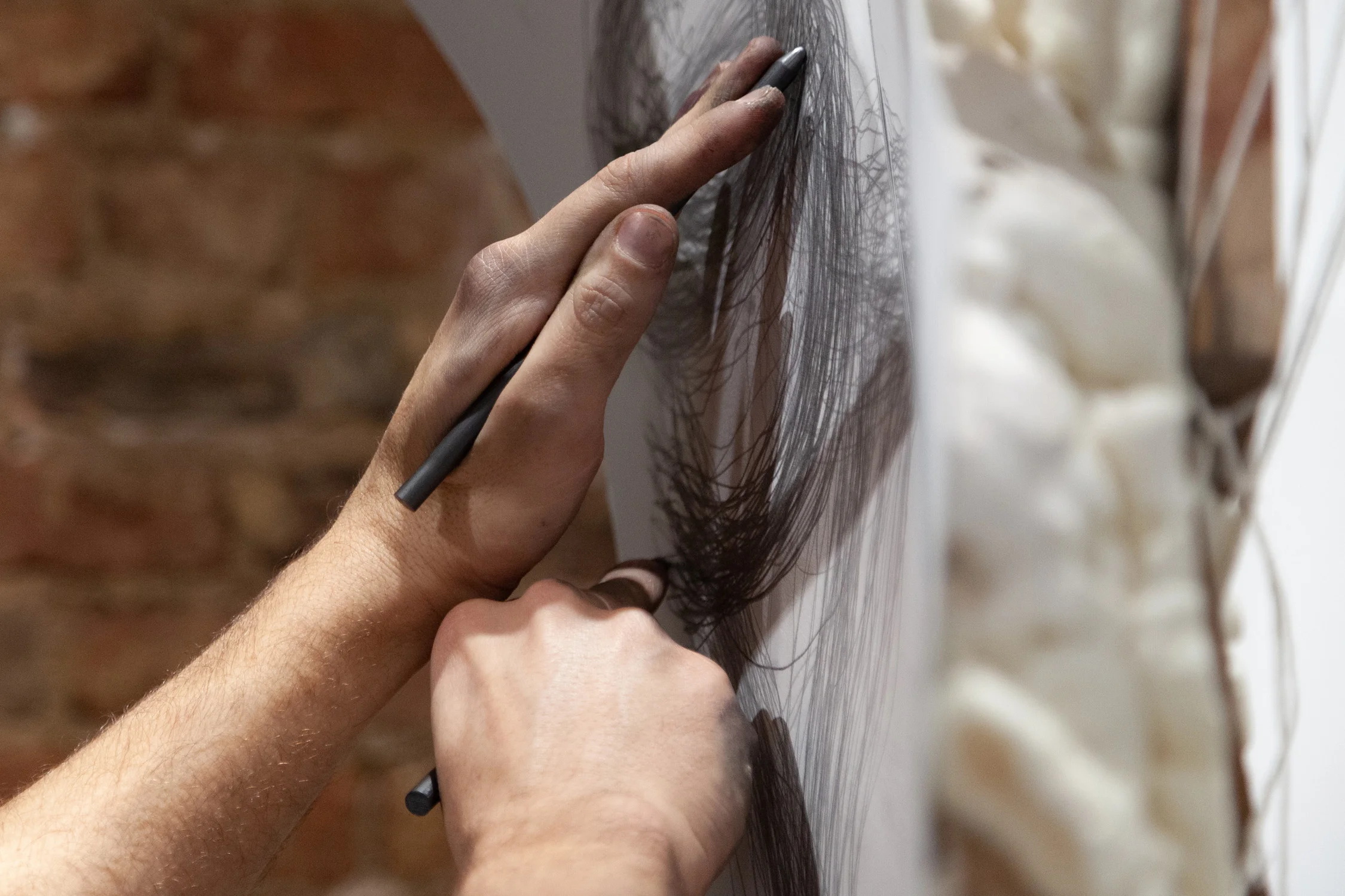 Tony Orrico, Supporting a continued gesture towards expanding sanctuary , performance at signs and symbols, January 2, 2019