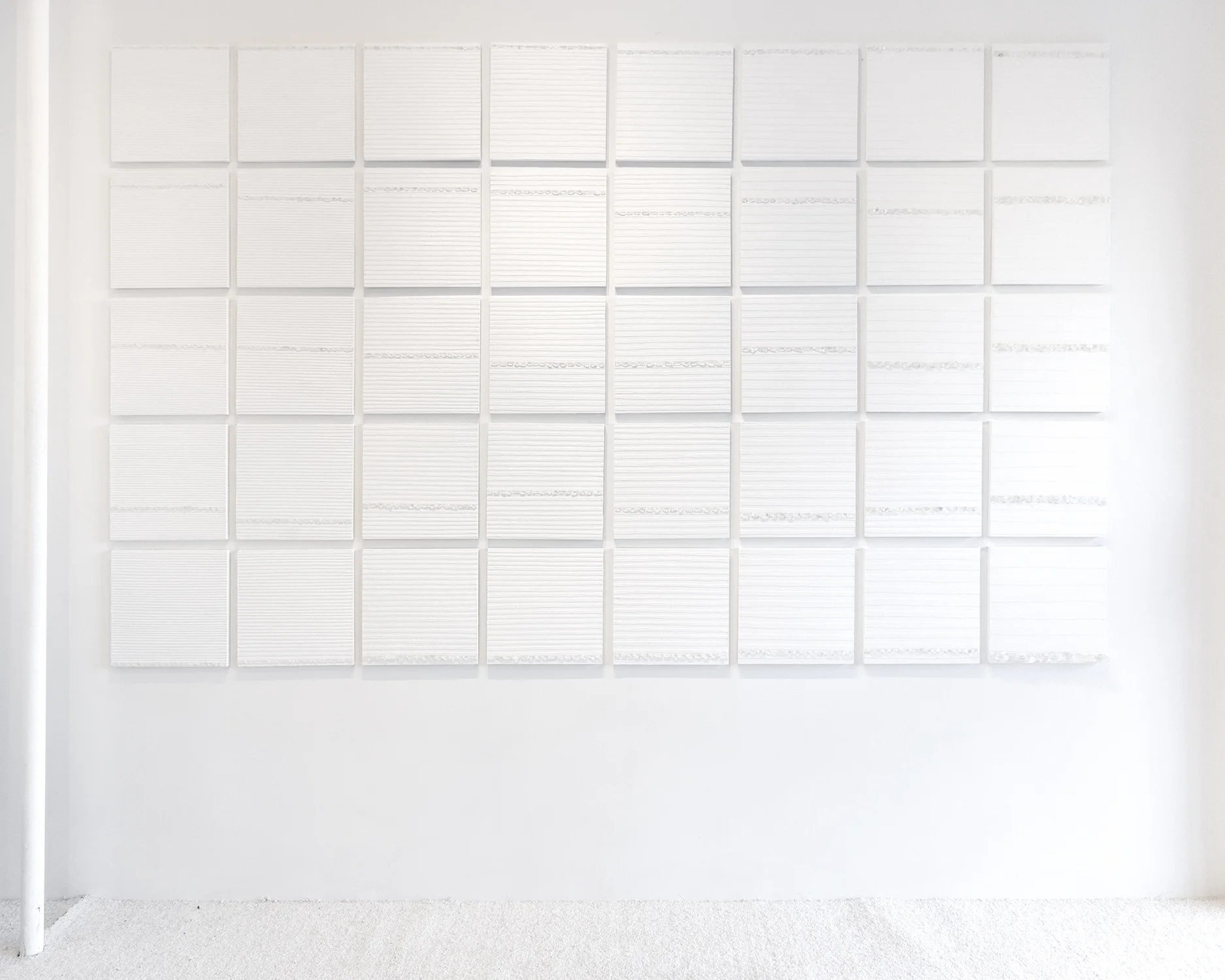 Installation view, Crystal Cut Levitation , 2019
