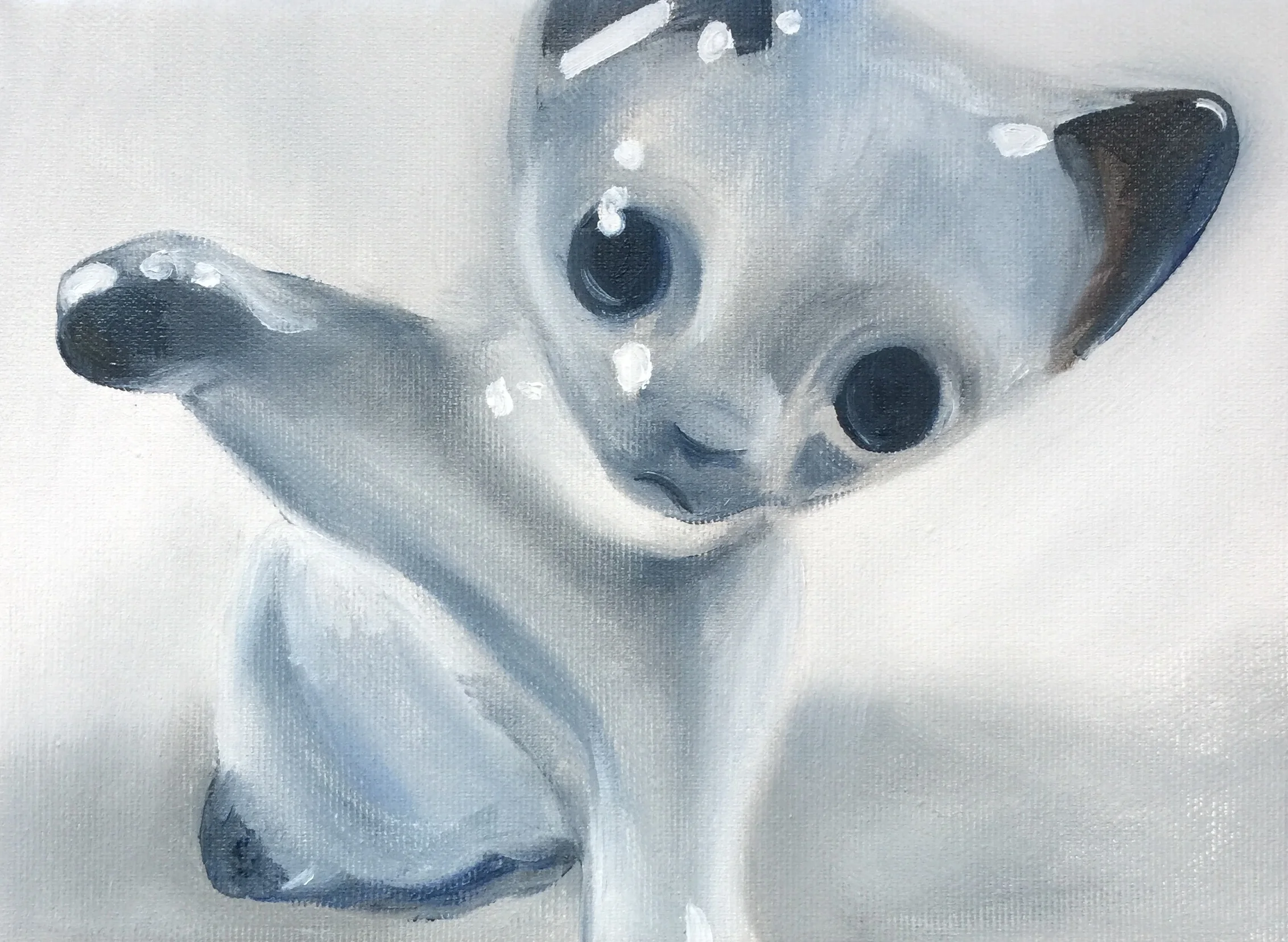 Charlie Stein, Joy for All , 2019, Oil on canvas, 9.5 x 7 inches (24 x 18 cm)