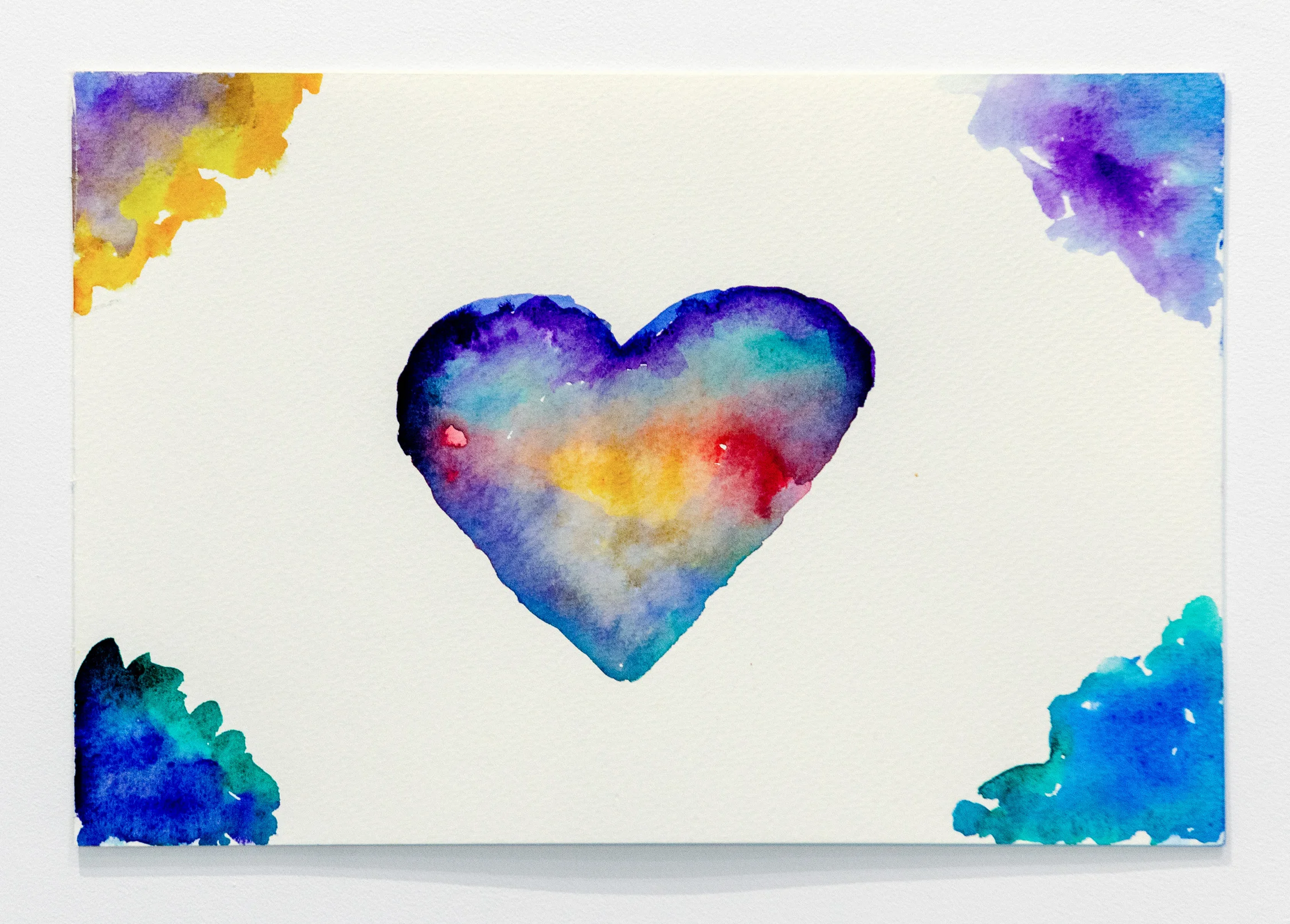 Alexia D’Monte, Emotions, 2019, Watercolor on paper, 7 x 10.5 inches (17.5 x 26.5 cm)