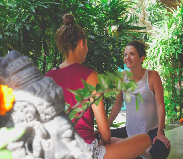 - Beautiful beings shining their brilliance and becoming fast friends - 