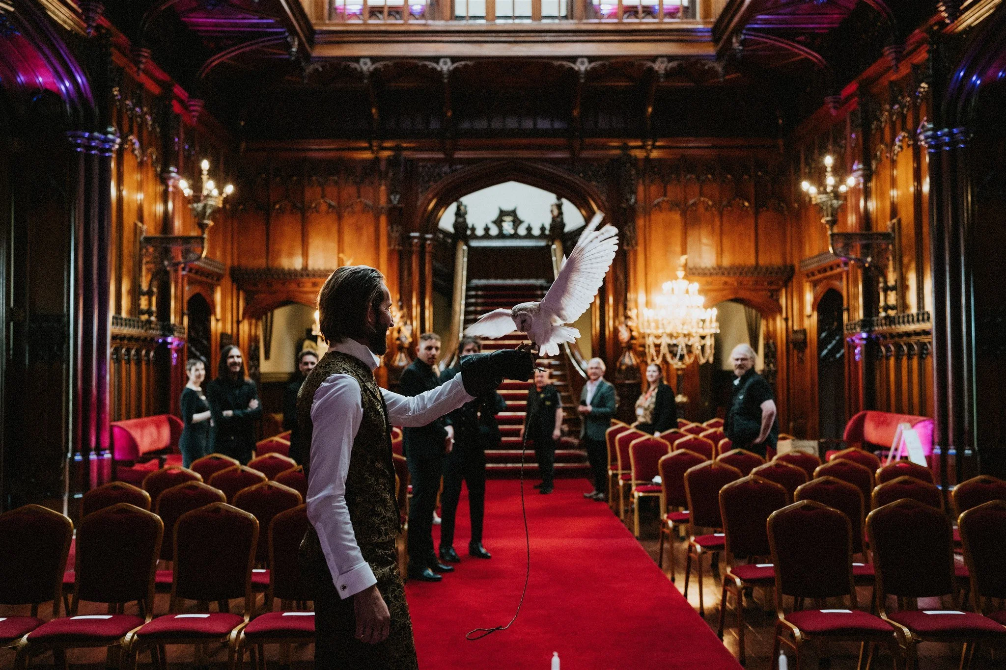  And when I’m art directing my own wedding… an owl will most definitely be the ring bearer (photo captured during rehearsal) 