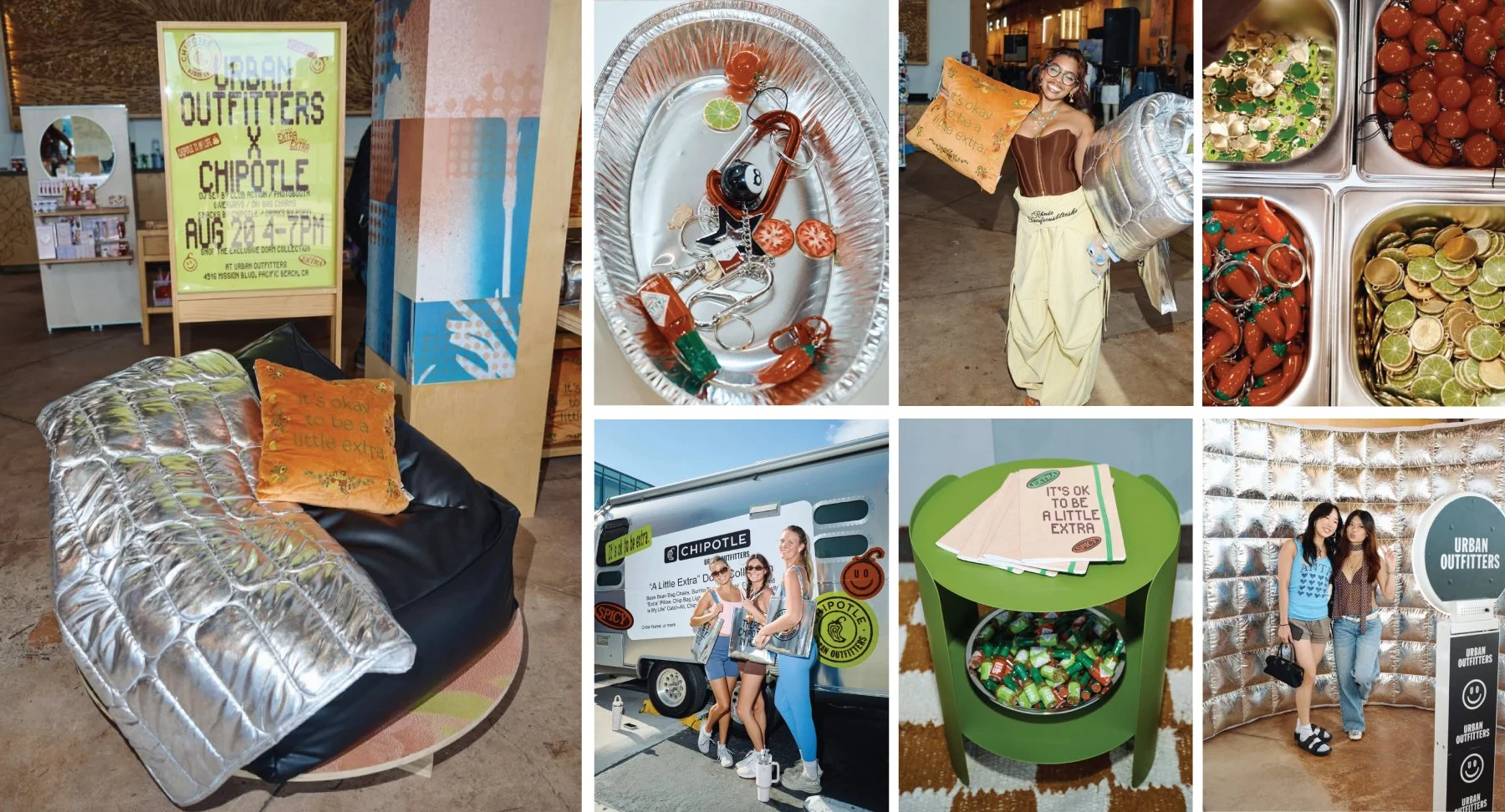Urban Outfitters / Chipotle Dorm Collection Pop-up
