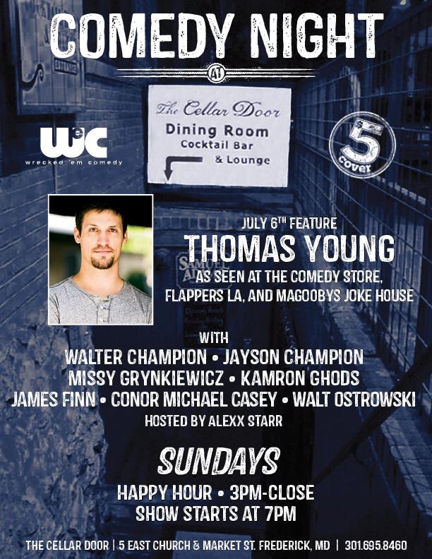 Cellar Door Comedy Night July 2014