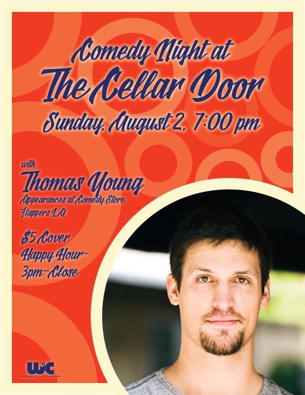 Comedy Night at The Cellar Door, August 2015