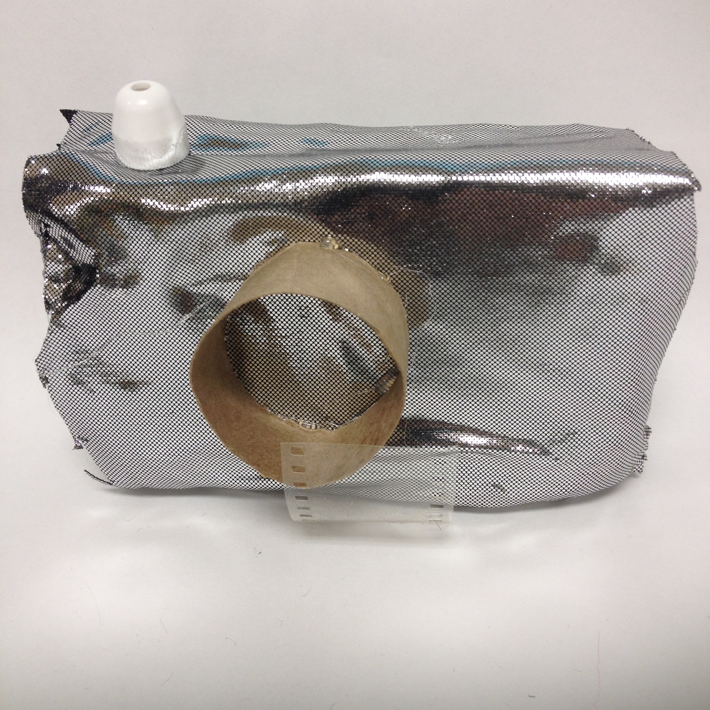 Textural recycled sculpture. Grade 7 