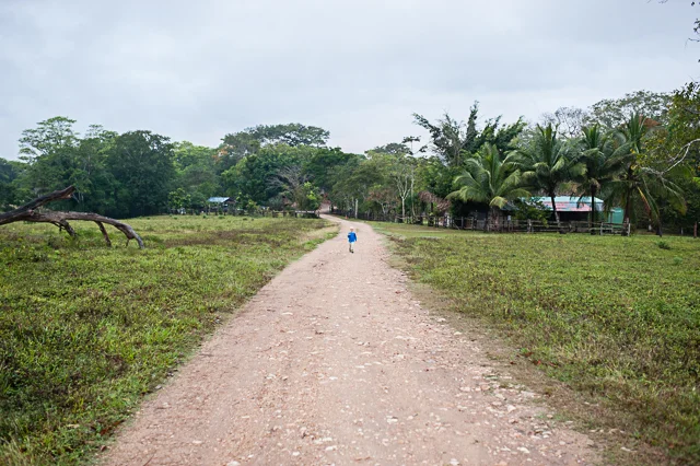 The entrance to Clarissa Falls resort.