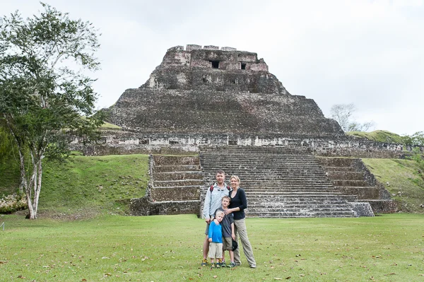 In front of El Castillo.
