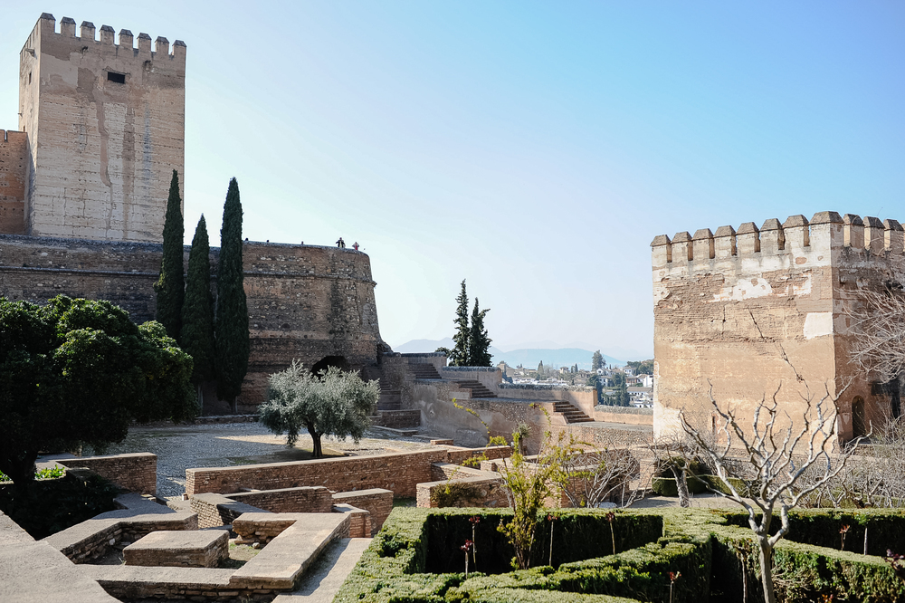  Alhambra (the red fort) built by the Nasrid dynasty, was the last Muslim stronghold in Spain (the Muslims conquered most of Spain in 700 A.D. then gradually lost it back to Christian kingdoms.) &nbsp;The term Andalusia comes from the Arabic Al-Andal
