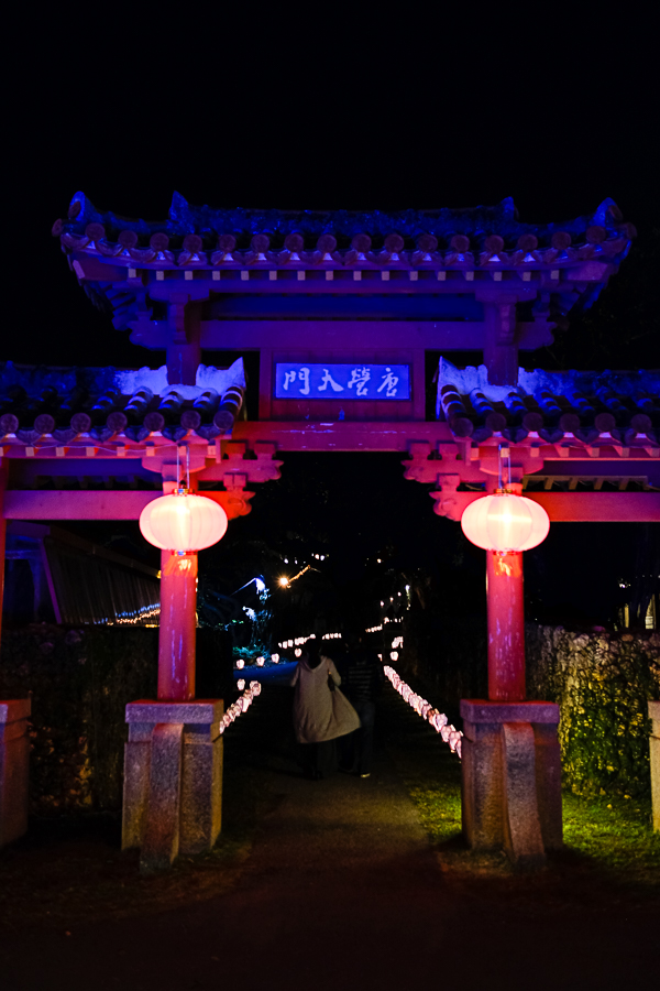 romantic archway and path through the village