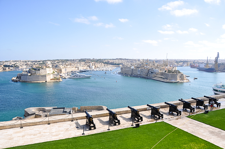 view from Fort St. Elmo in Valletta