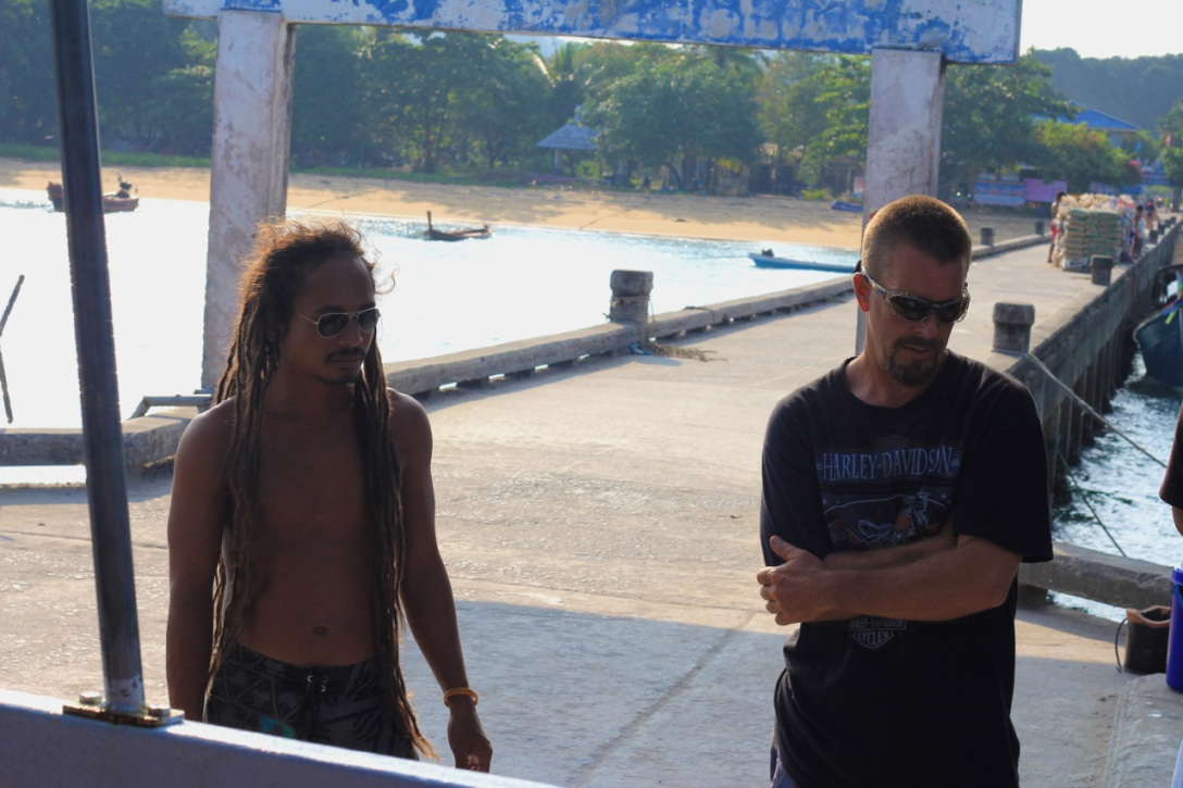 Tui and Tim our generous host an epic guide to be