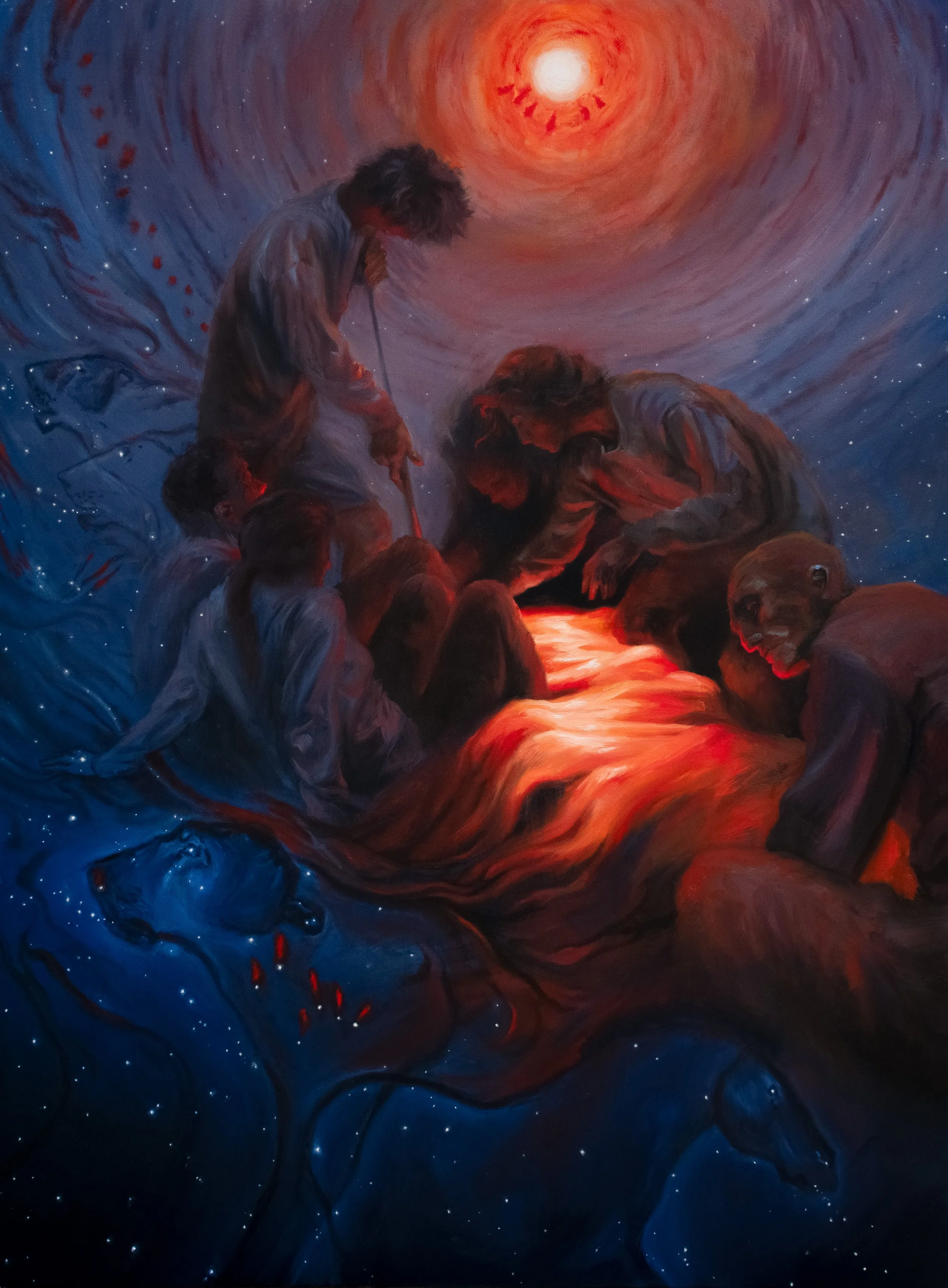 "Reflection," oil on canvas, 30x40 inches, 2025