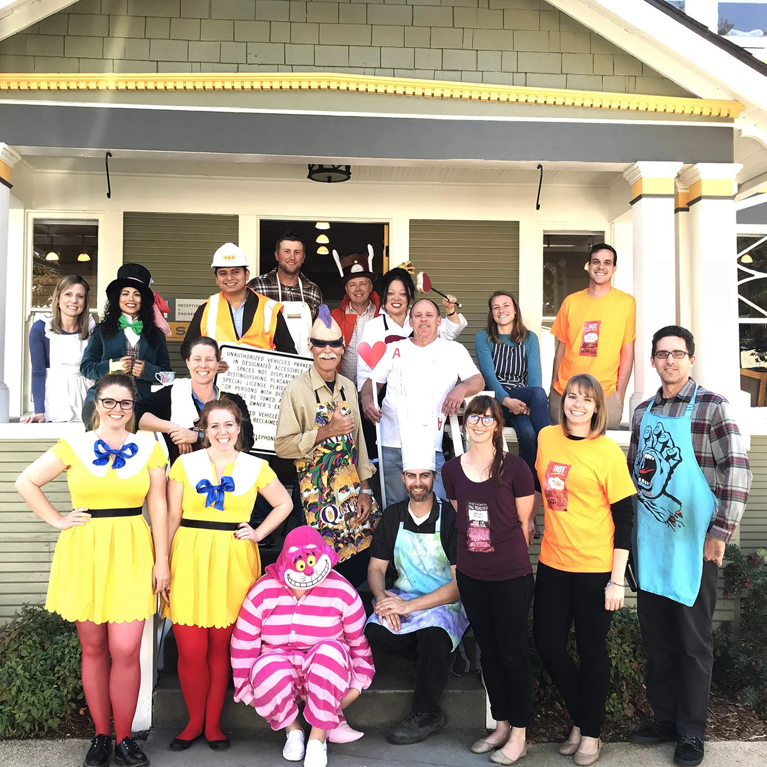 Here's all those who dressed up. So much fun!