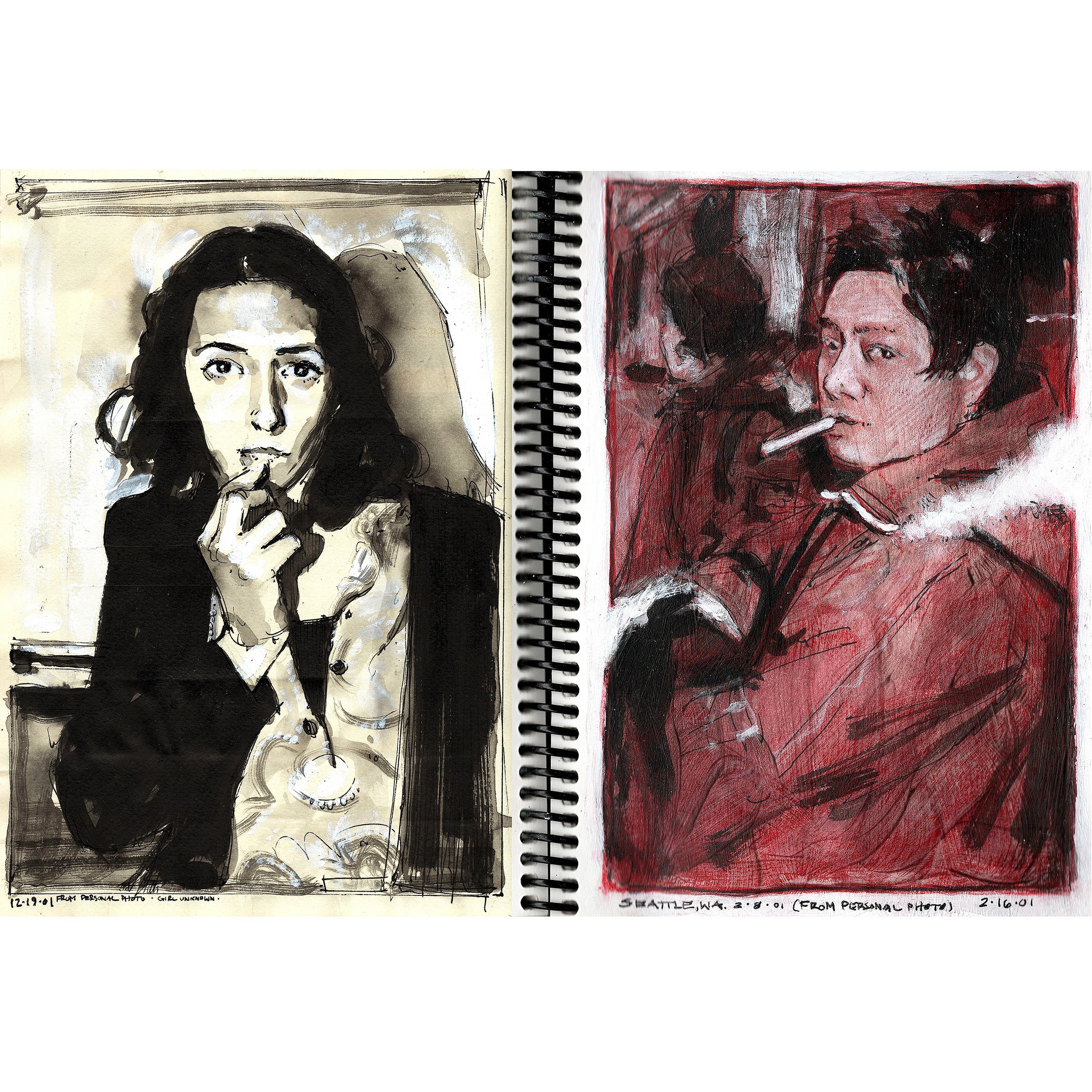 PORTRAITS (MIXED MEDIA) 2001