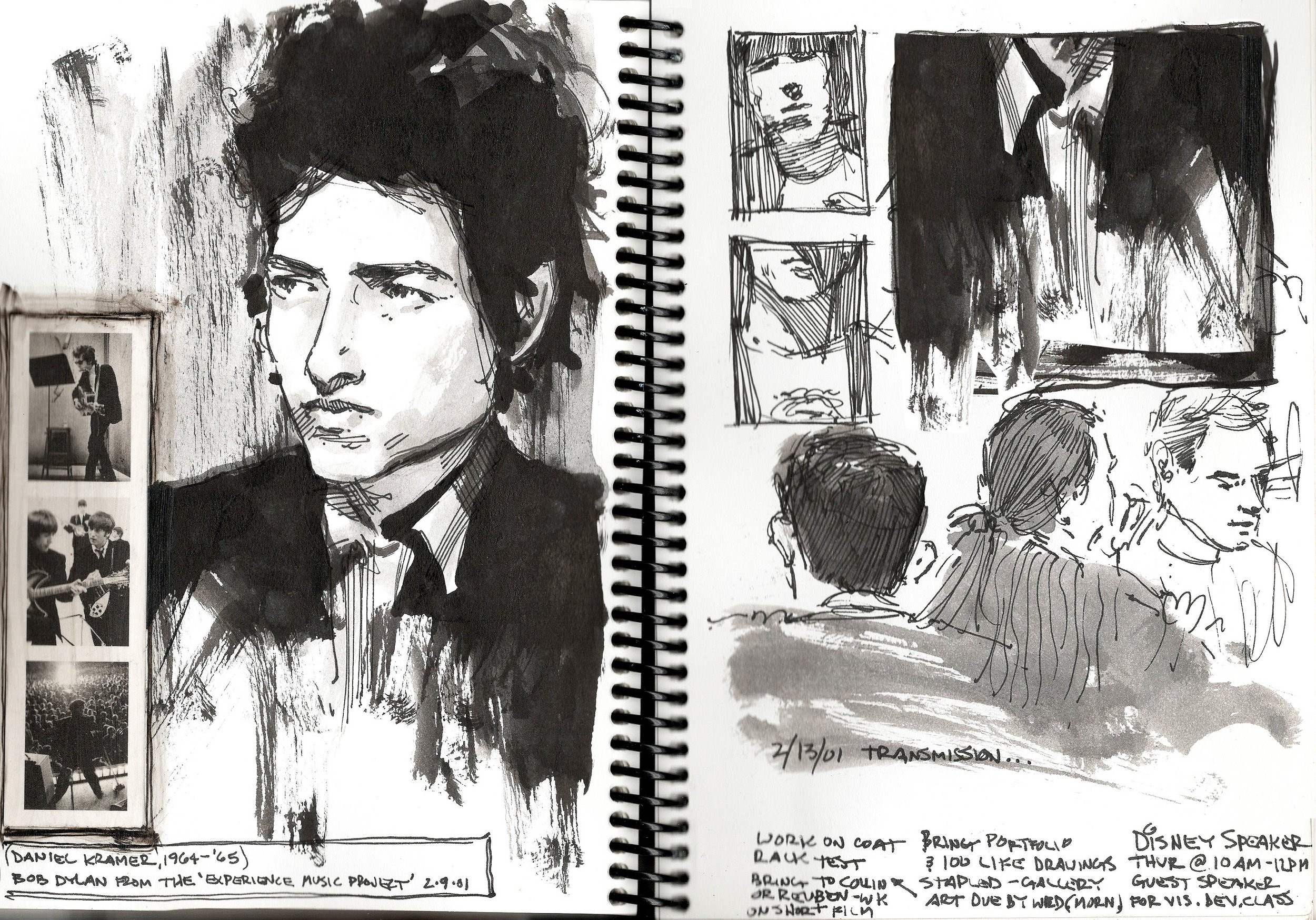 BOB DYLAN (IN INK) 2001