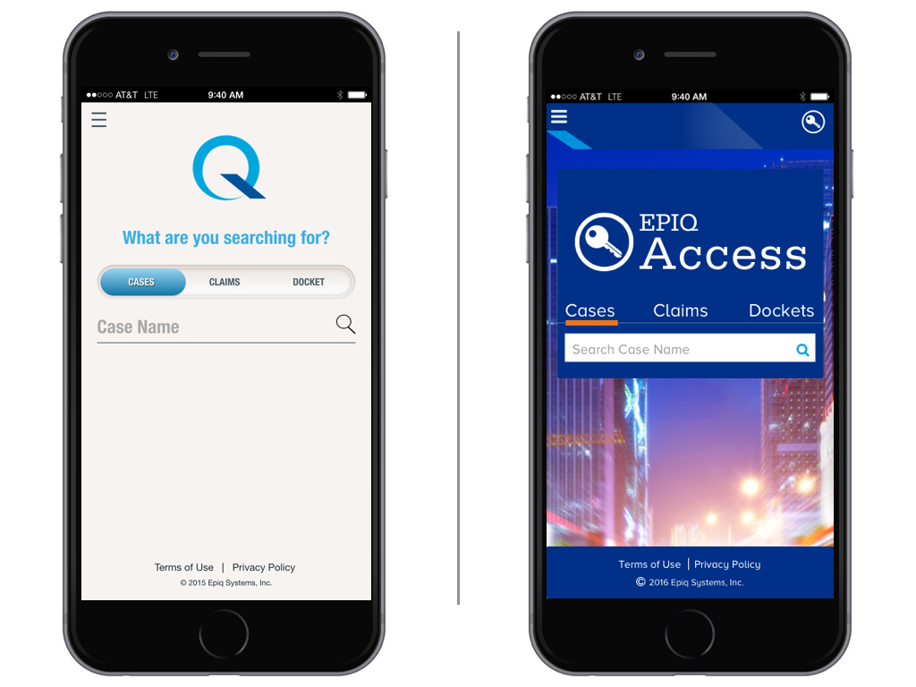 Epiq access app refresh Epiq Access app gets a facelift after a rebrand.