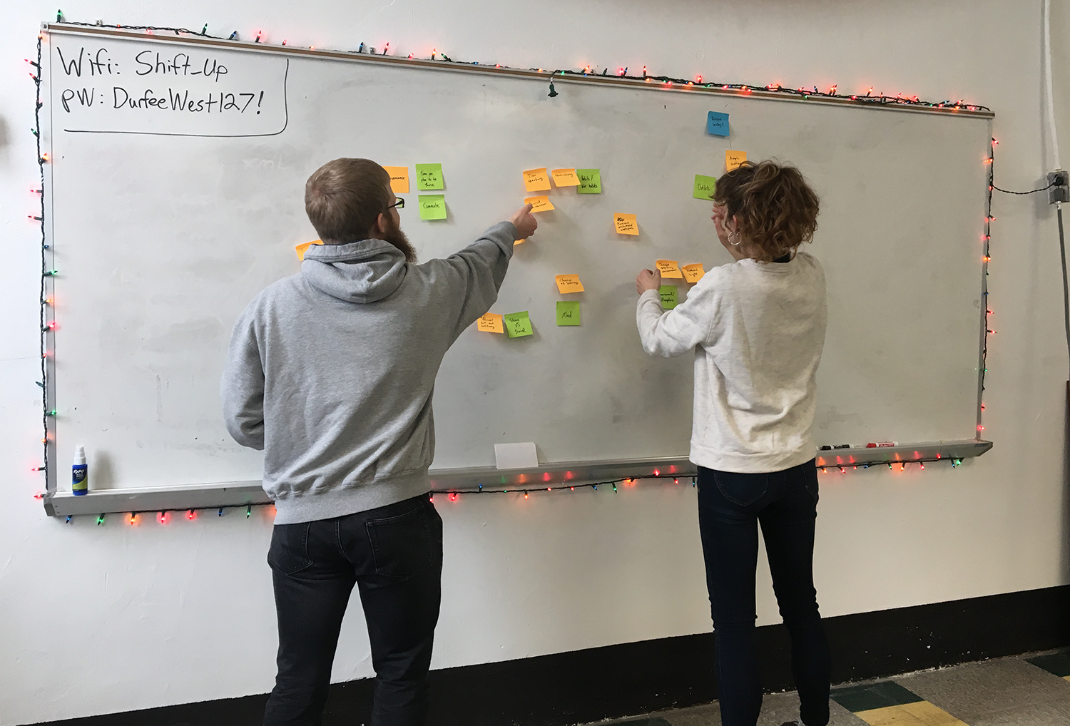 I recruited classmates to participate in group affinity diagramming to help synthesize the information I gathered through the survey and interviews.
