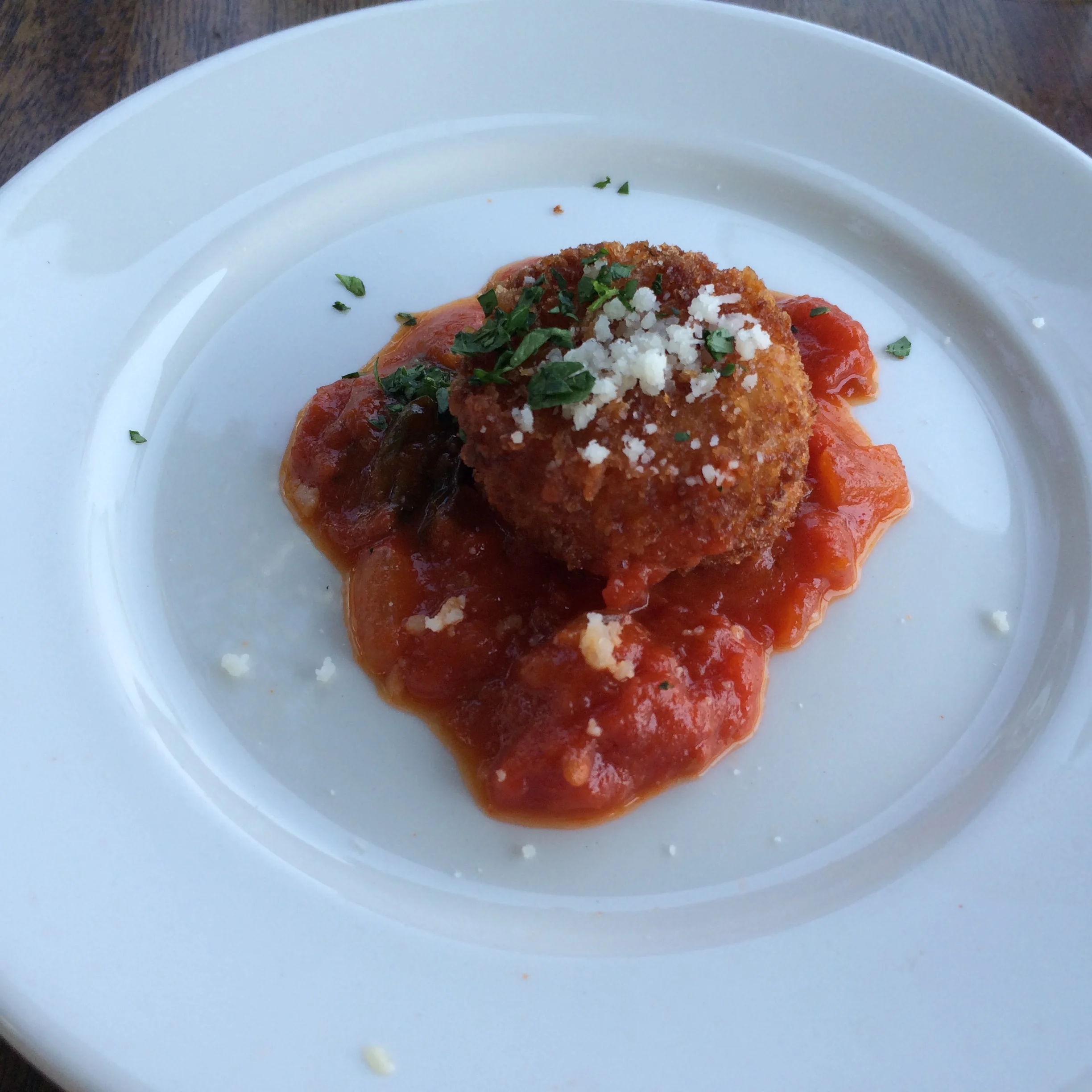 Francis Ford Coppola Winery- Rustic Reserve Tasting Menu- Arancine.JPG