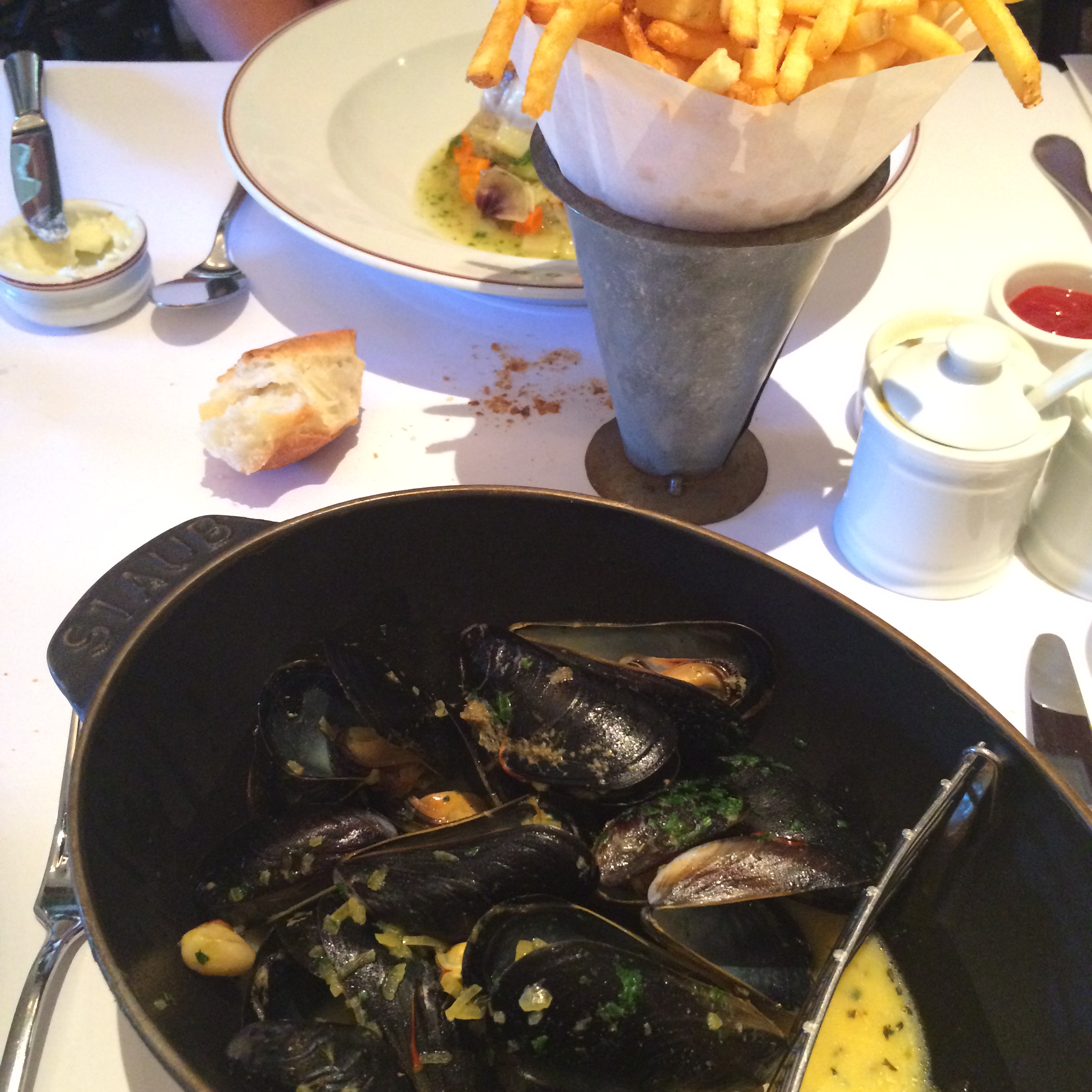 Mussels at Bouchon in Yountville.JPG
