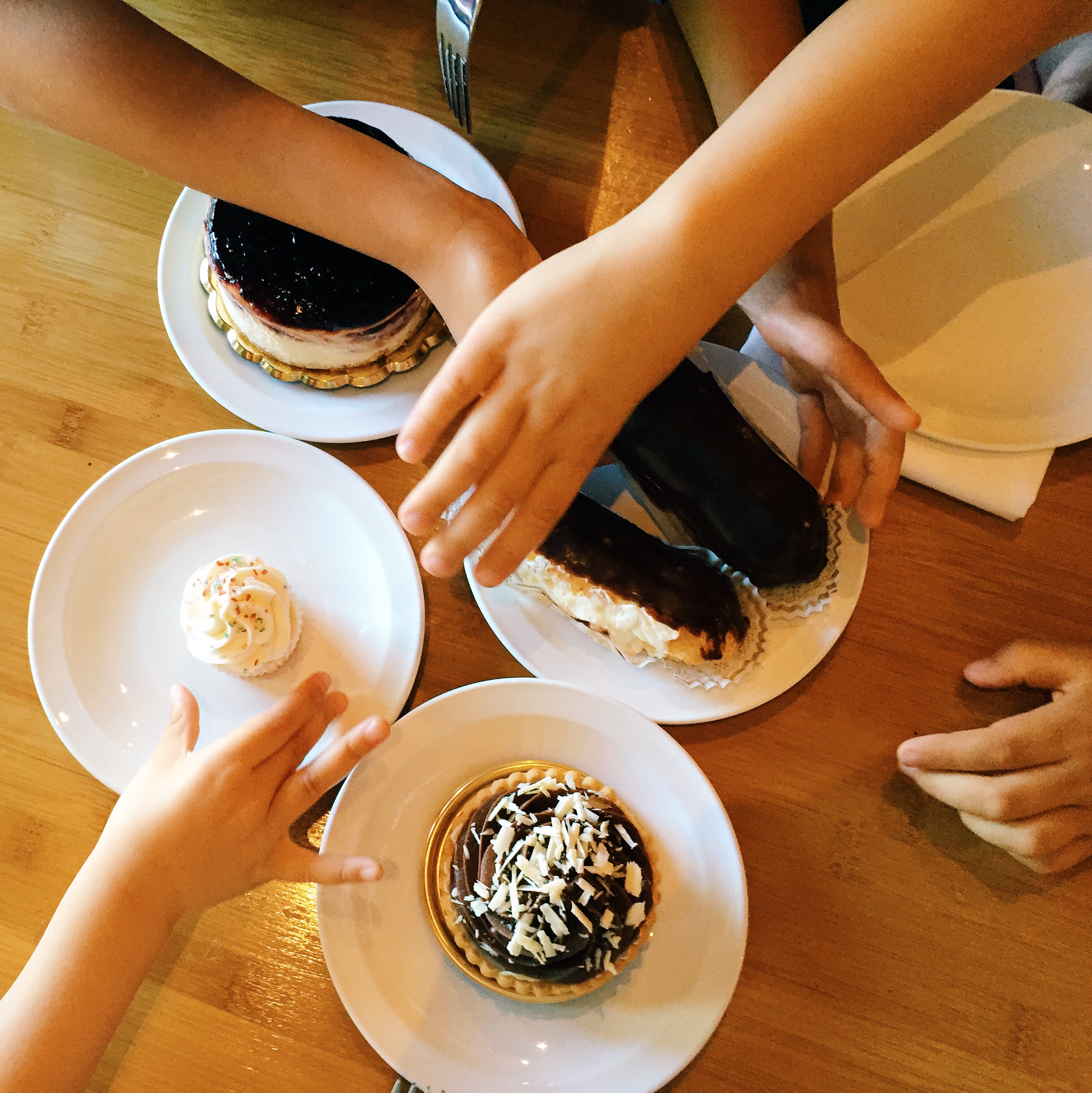 After 5 hours of driving, we stopped at La Magie Bakery and Cafe for sweet treats.
