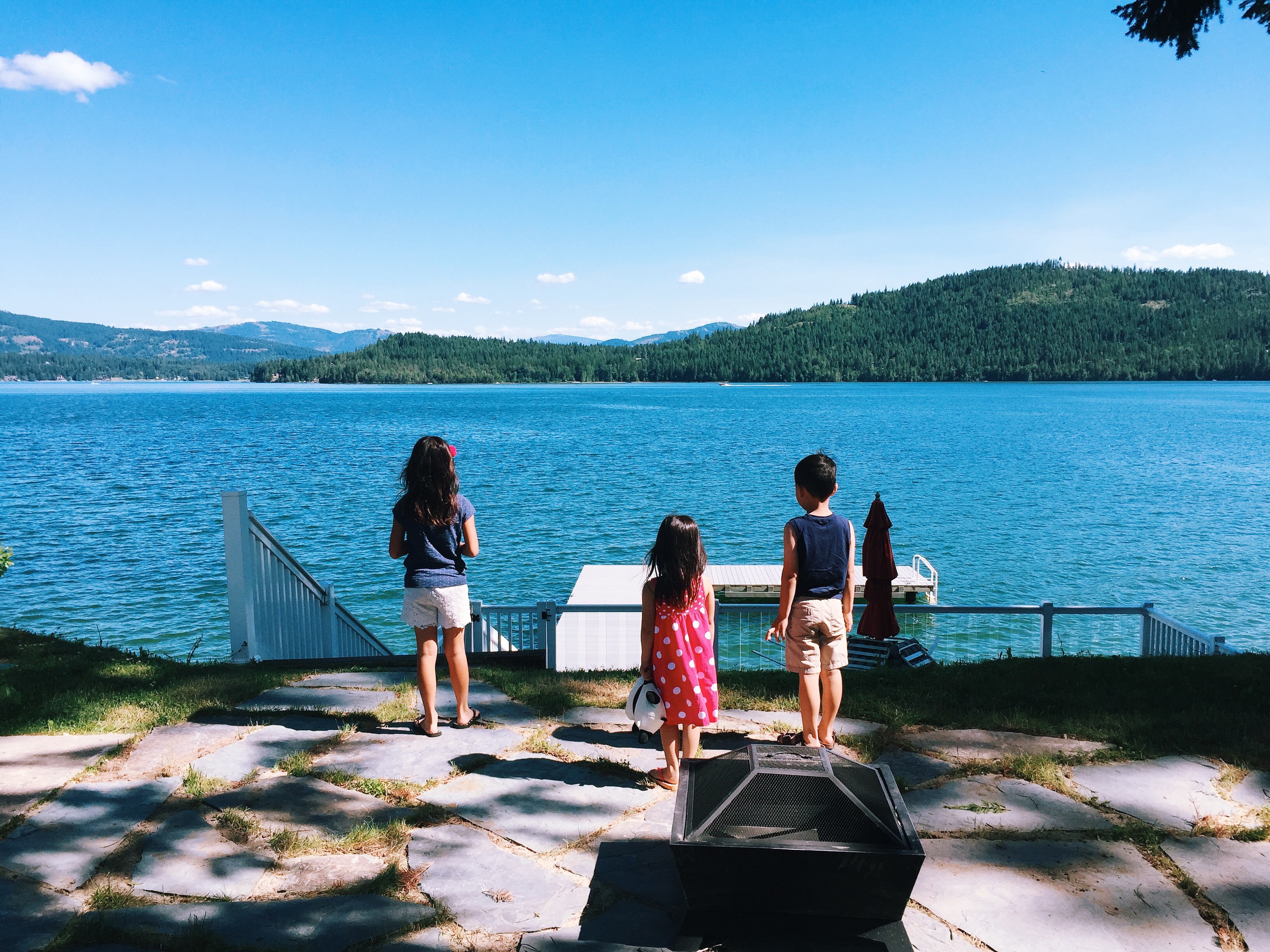 The view from the dock
