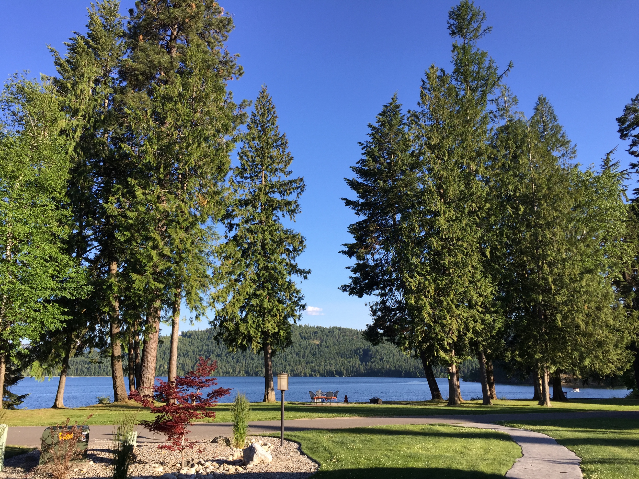 The view from the front porch