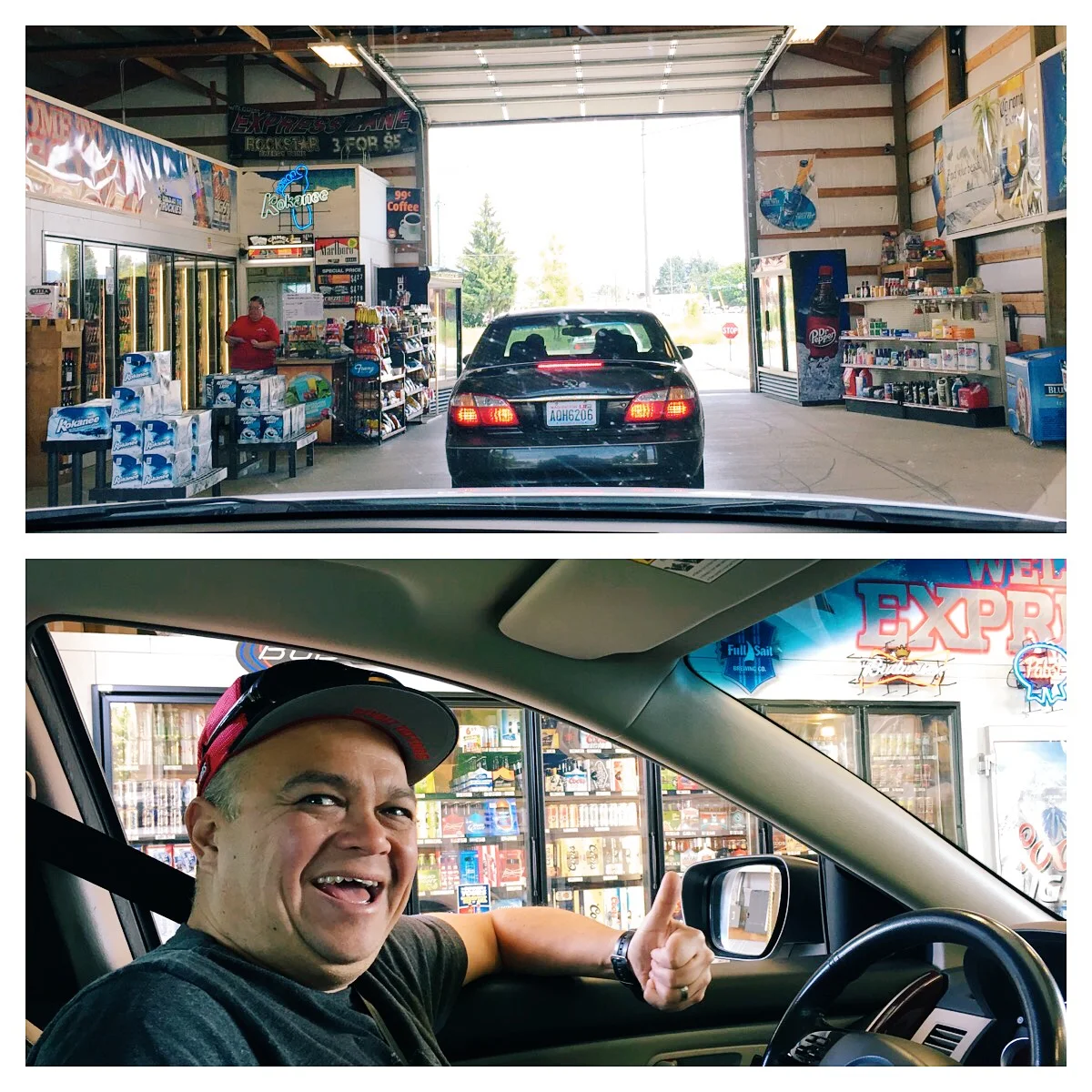 Drive-thru convenience store? Score!