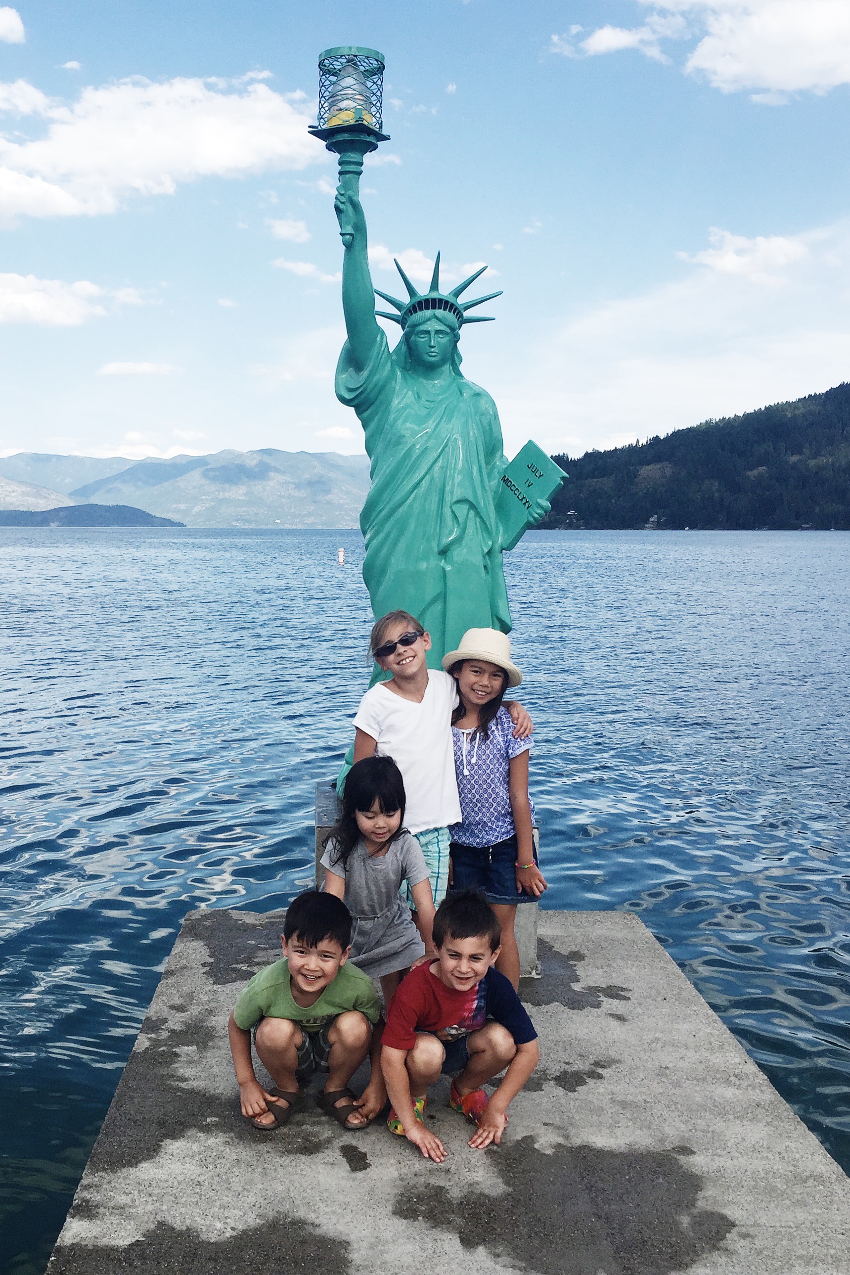 Can't make it to New York to see the Statue of Liberty? No problem! you can find a mini one in Sandpoint