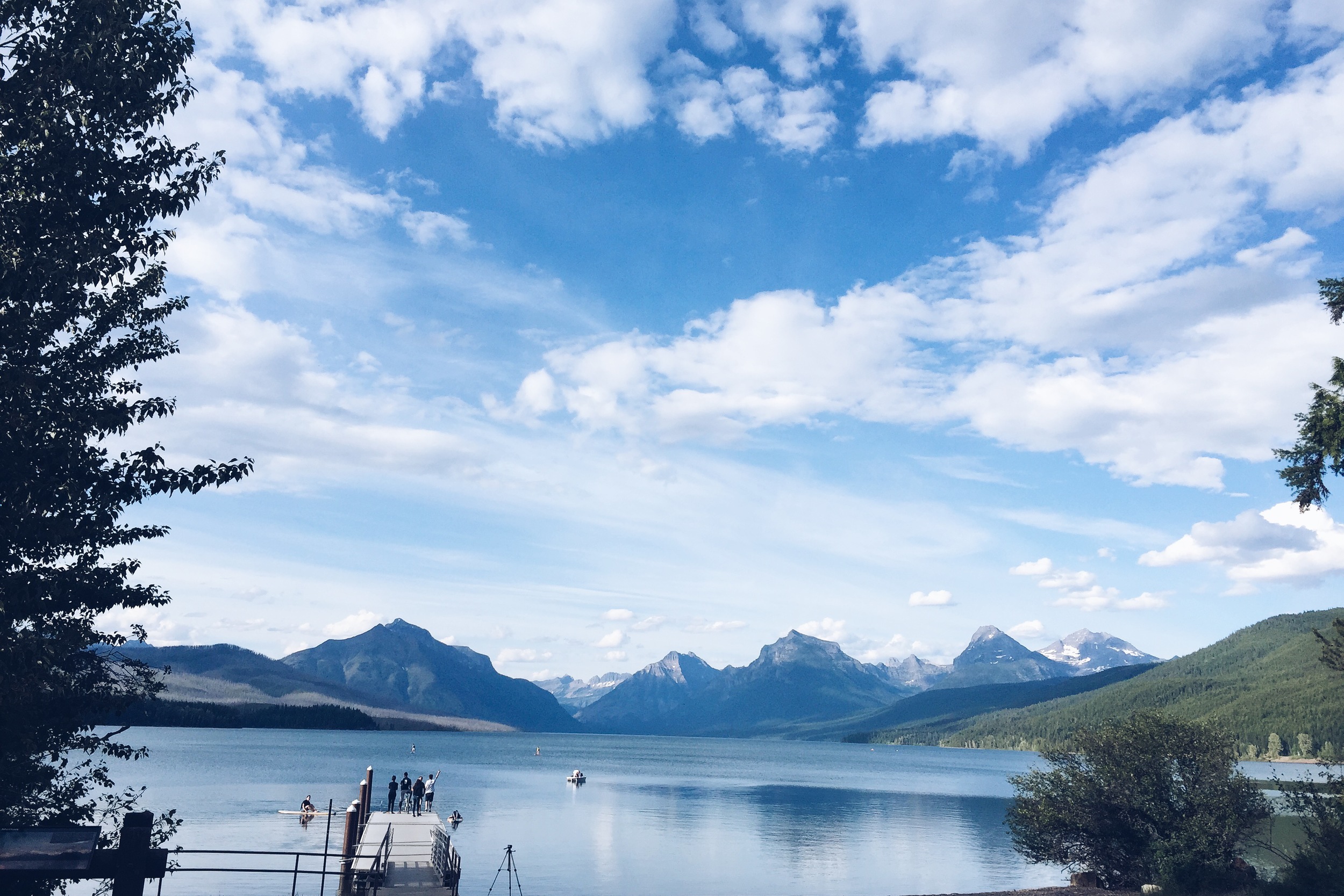 We stopped at the general store to buy wood. This is the view from the store. Breathtaking!