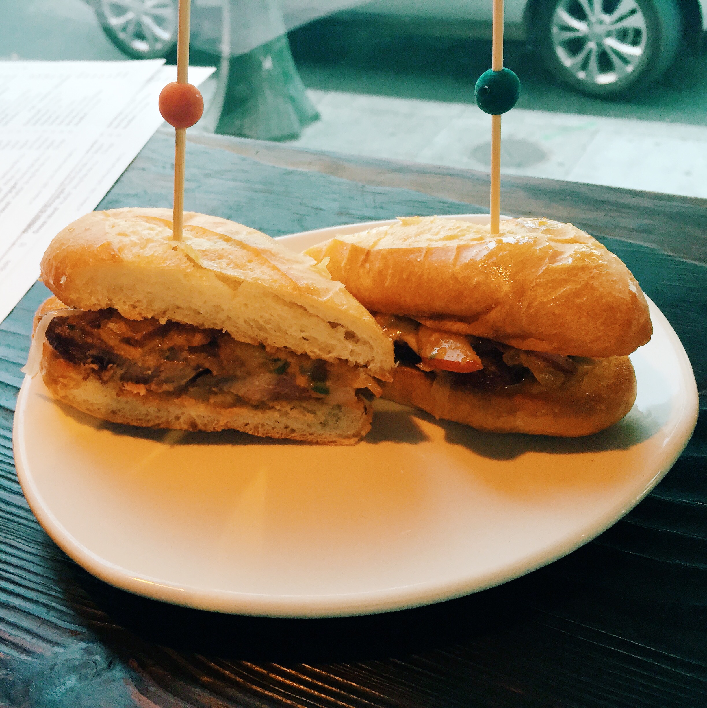 Four dish: Bocadillos de Cerdito. It was perfectly executed! A must try!