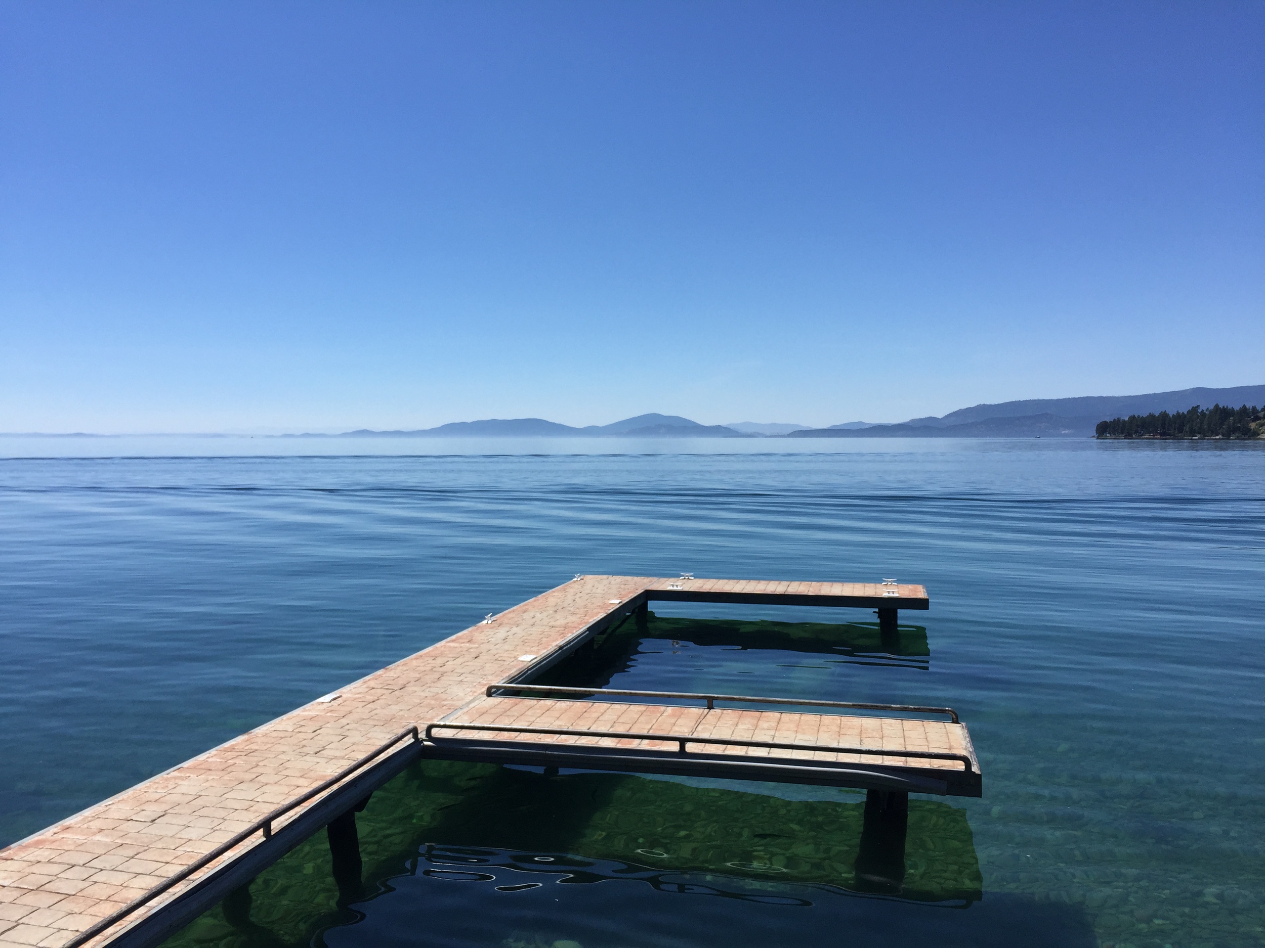 Another view from the restaurant. The water was crystal clear. 