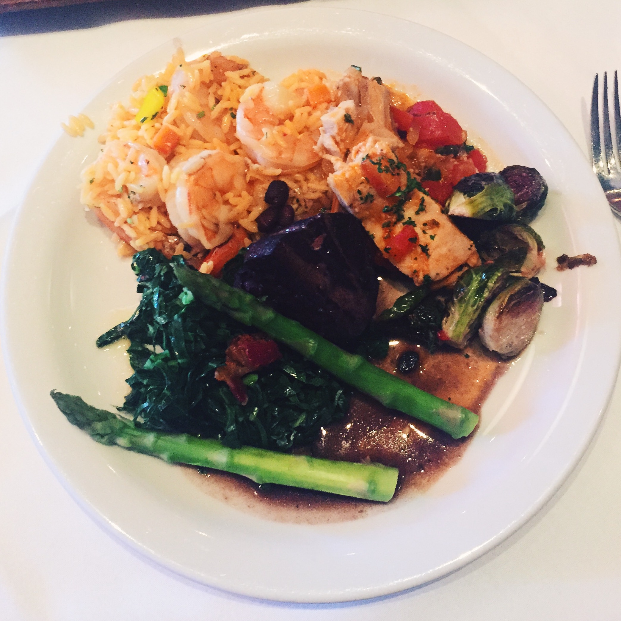 My semi Whole30 plate from the buffet.