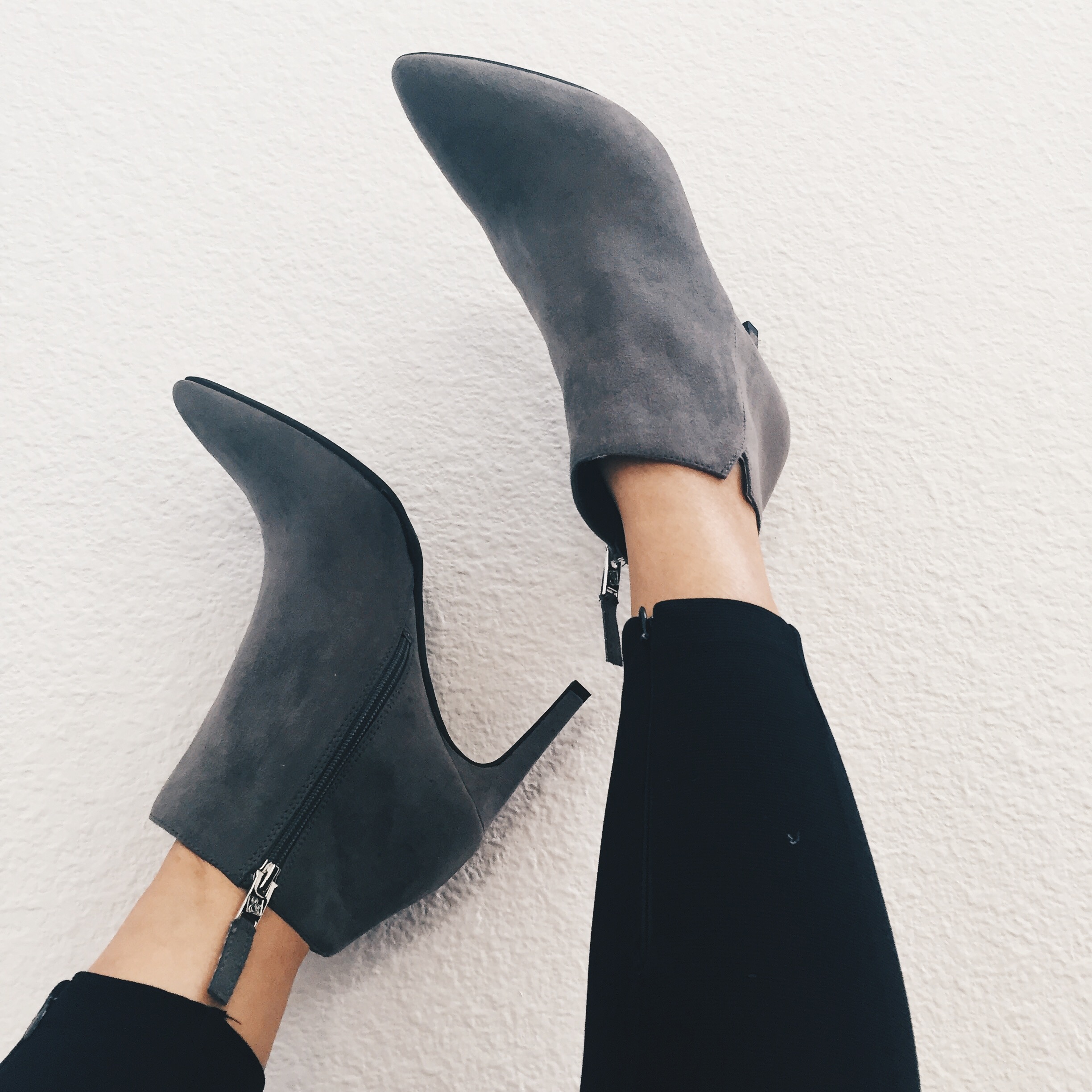 These chic suede booties are the most comfortable thing and they are from Target . A must have for your fall wardrobe.