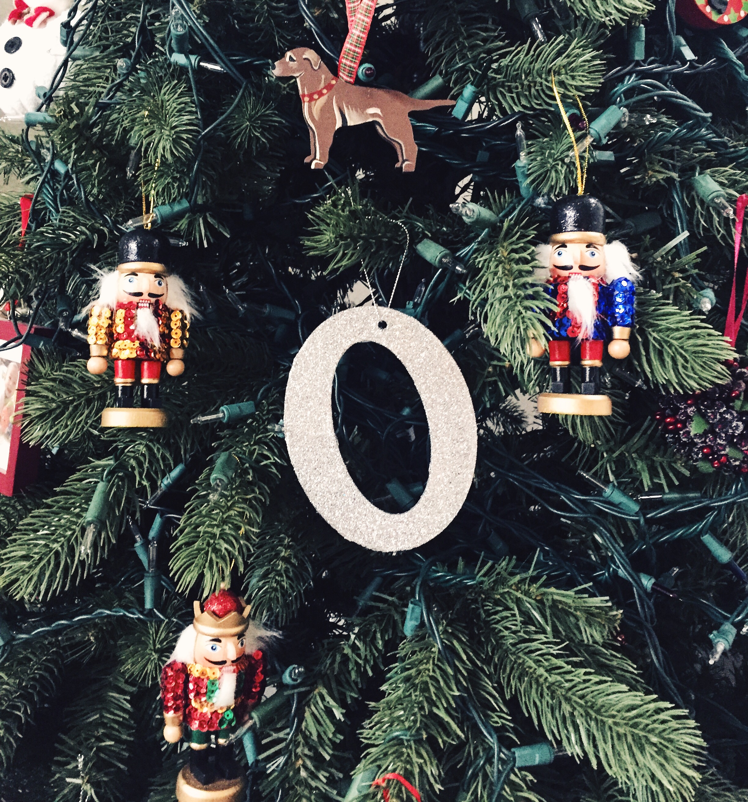New ornament "O" from Target .