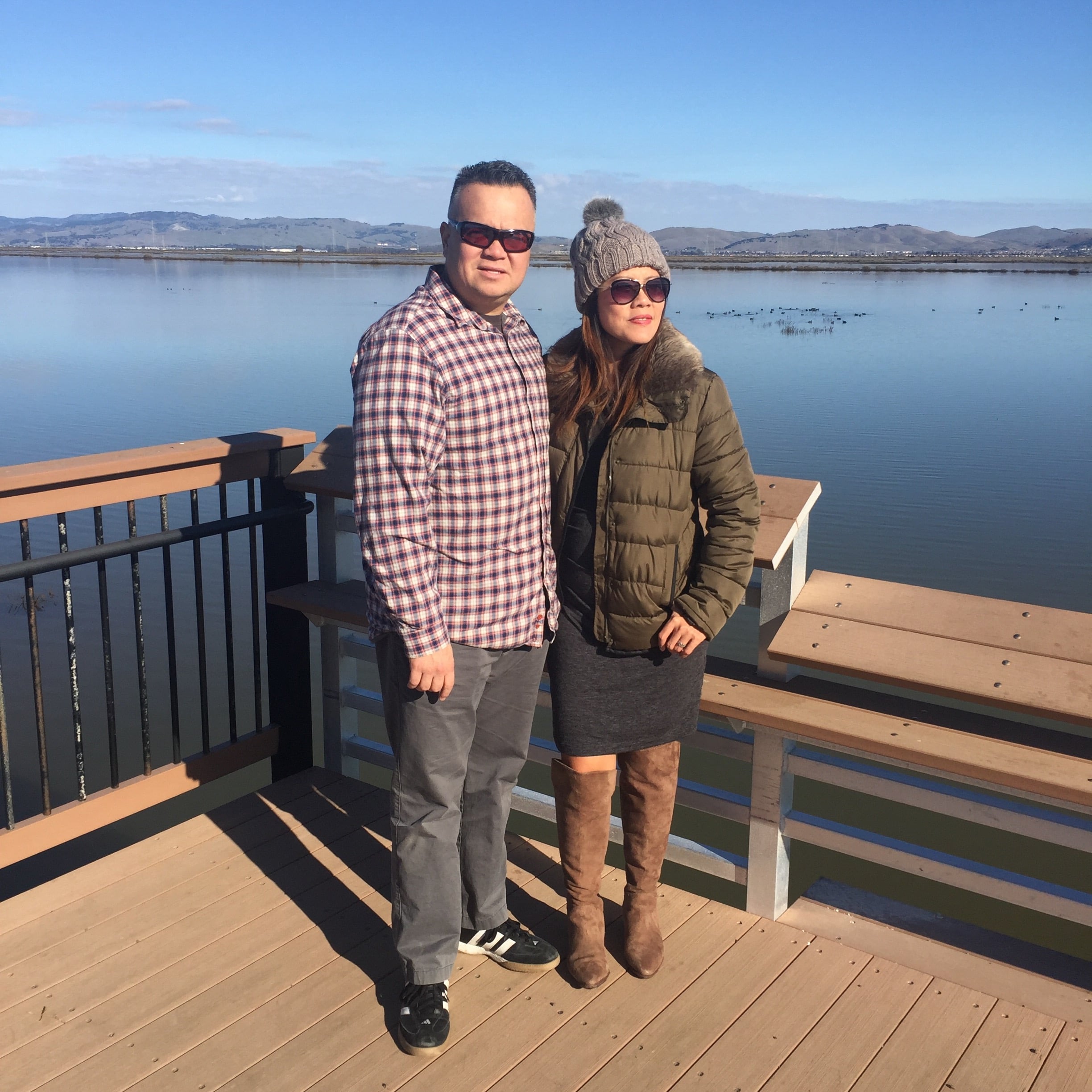 New Year's day hike with the family