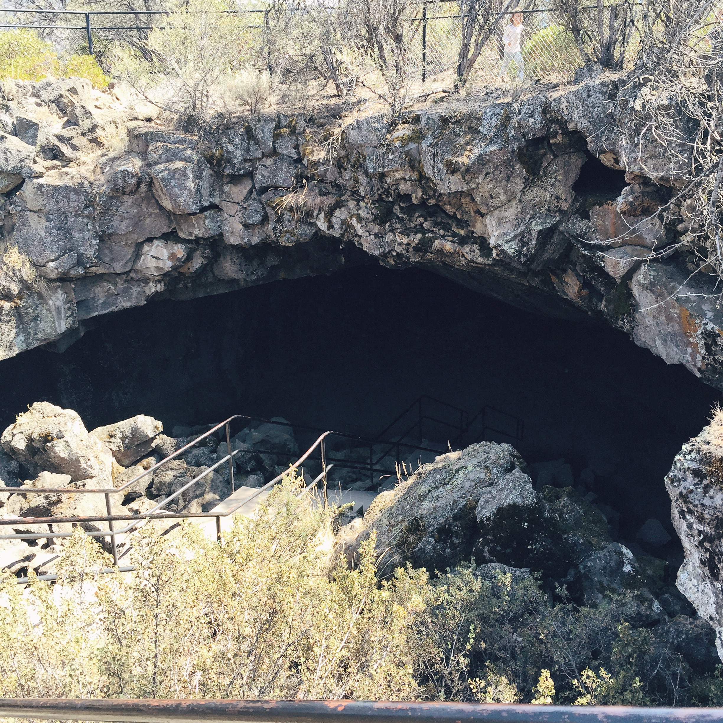 Cave entrance.