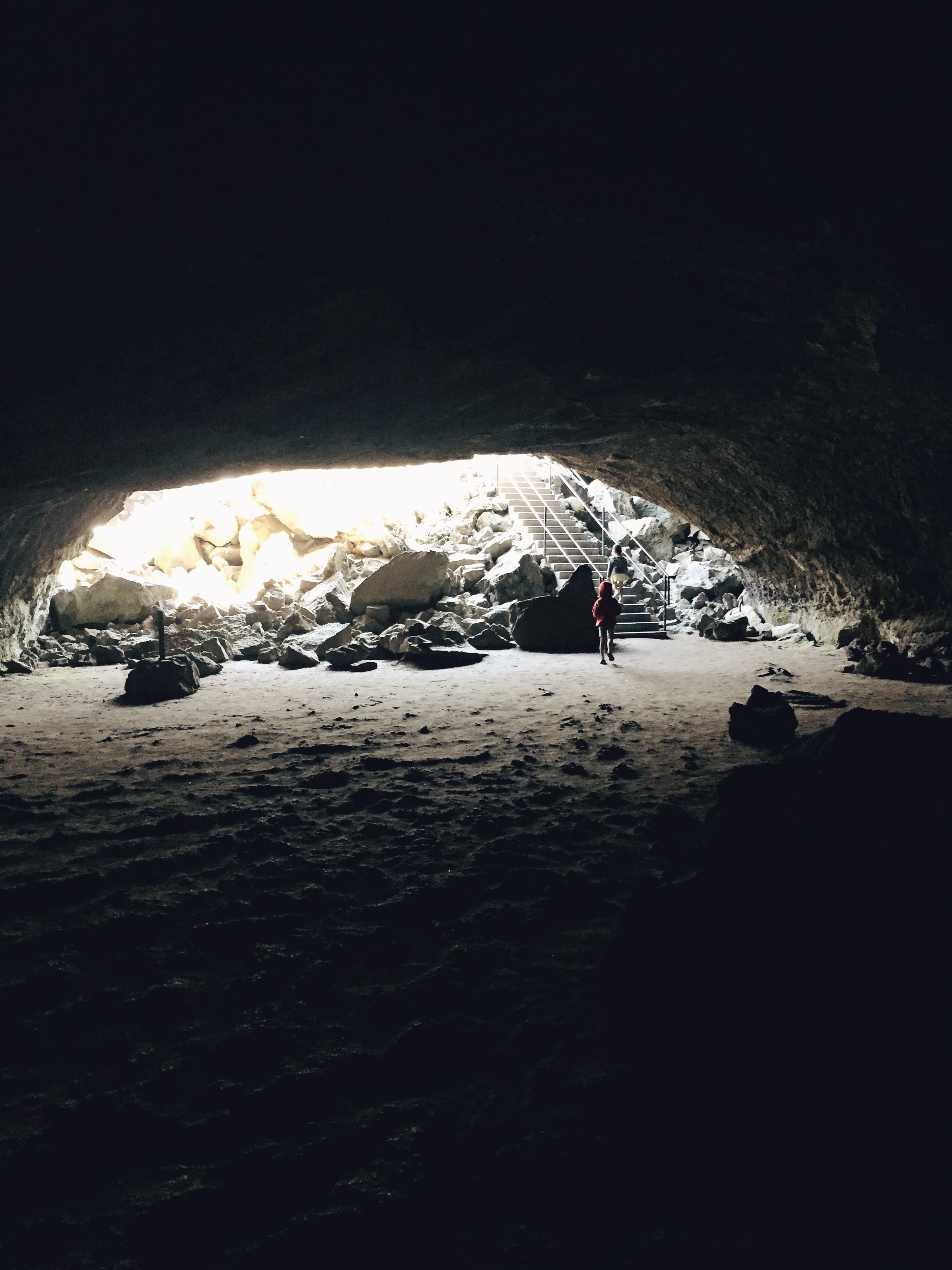 The end of the cave.