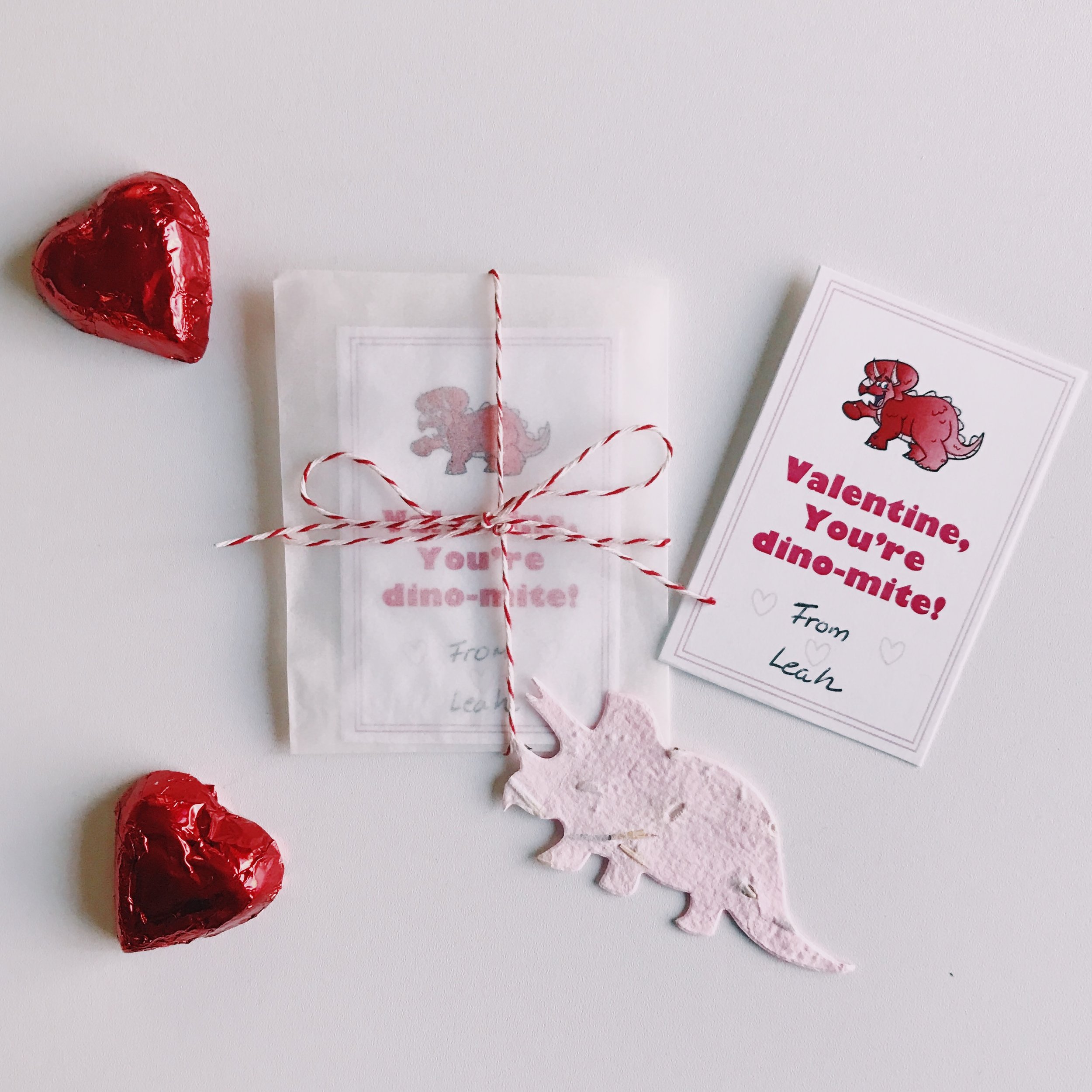 Valentine's card by Recycled Ideas Favors.