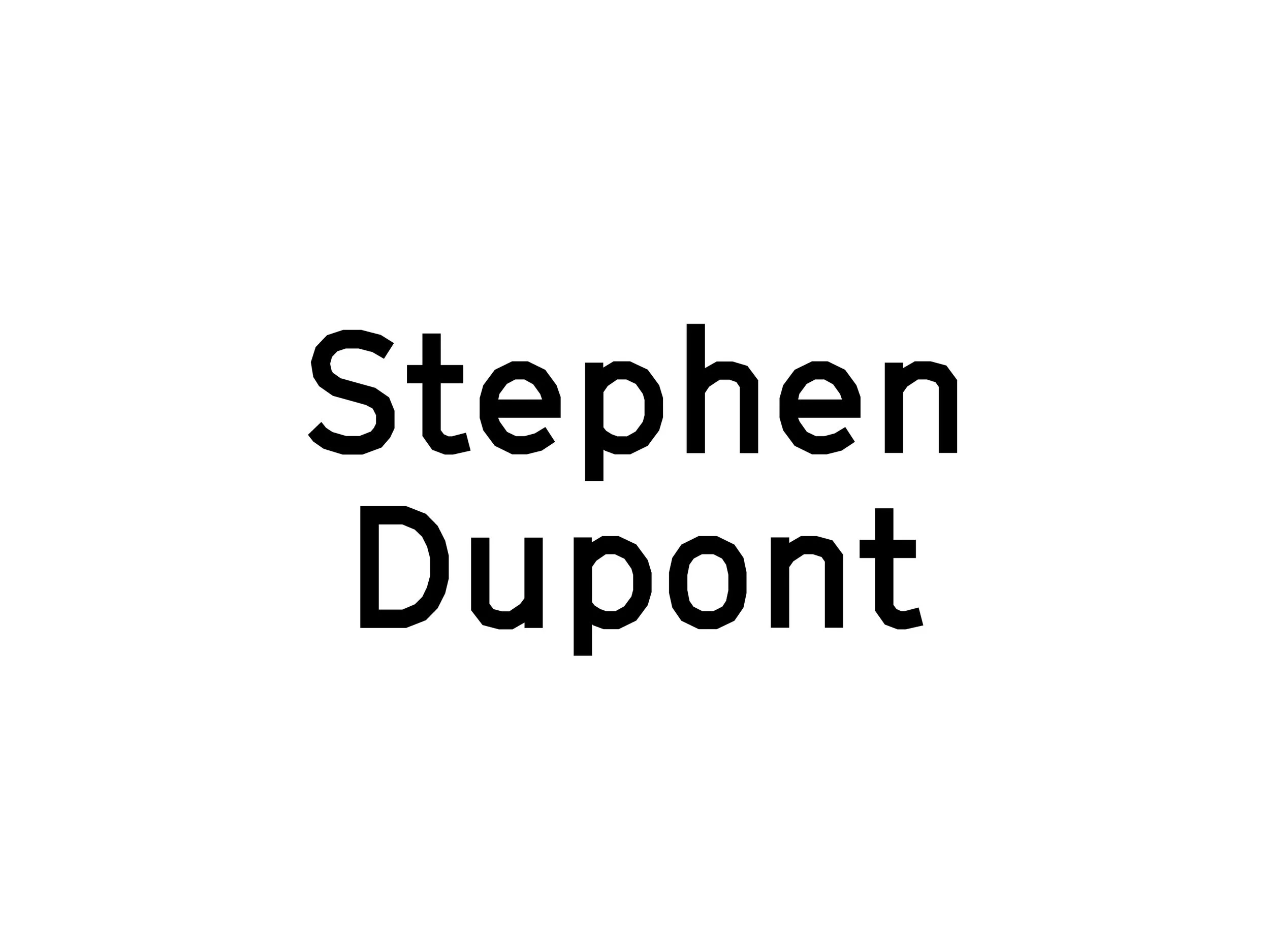 (G47A) Stephen Dupont