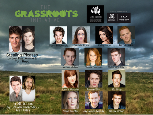 Home Grown’s Grassroots Initiative cast announcement for Stealing Picasso and In Stitches