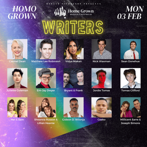 Midsumma: Homo Grown writer lineup, first announcement