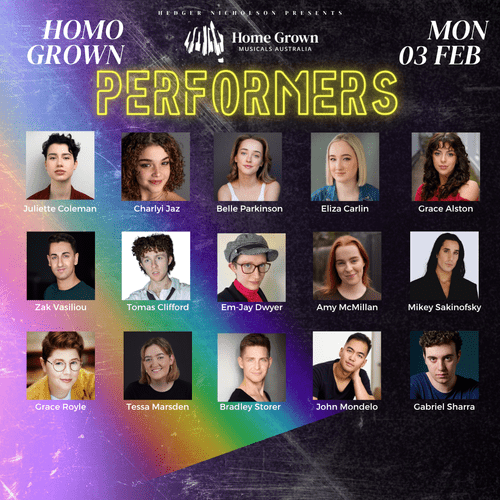 Midsumma: Homo Grown performer lineup, second announcement