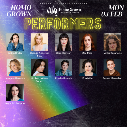 Midsumma: Homo Grown performer lineup, third announcement