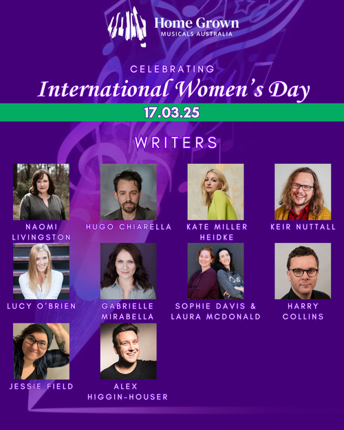 International Women’s Day concert writer lineup, second announcement