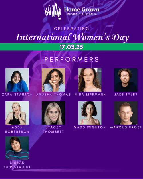 International Women’s Day concert performer lineup, second announcement