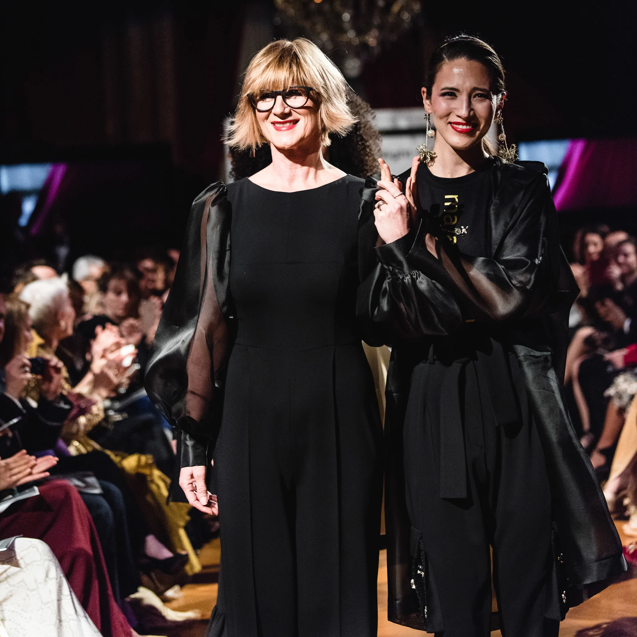 Left: Maja Štamol - Renowned Slovenian Fashion Designer