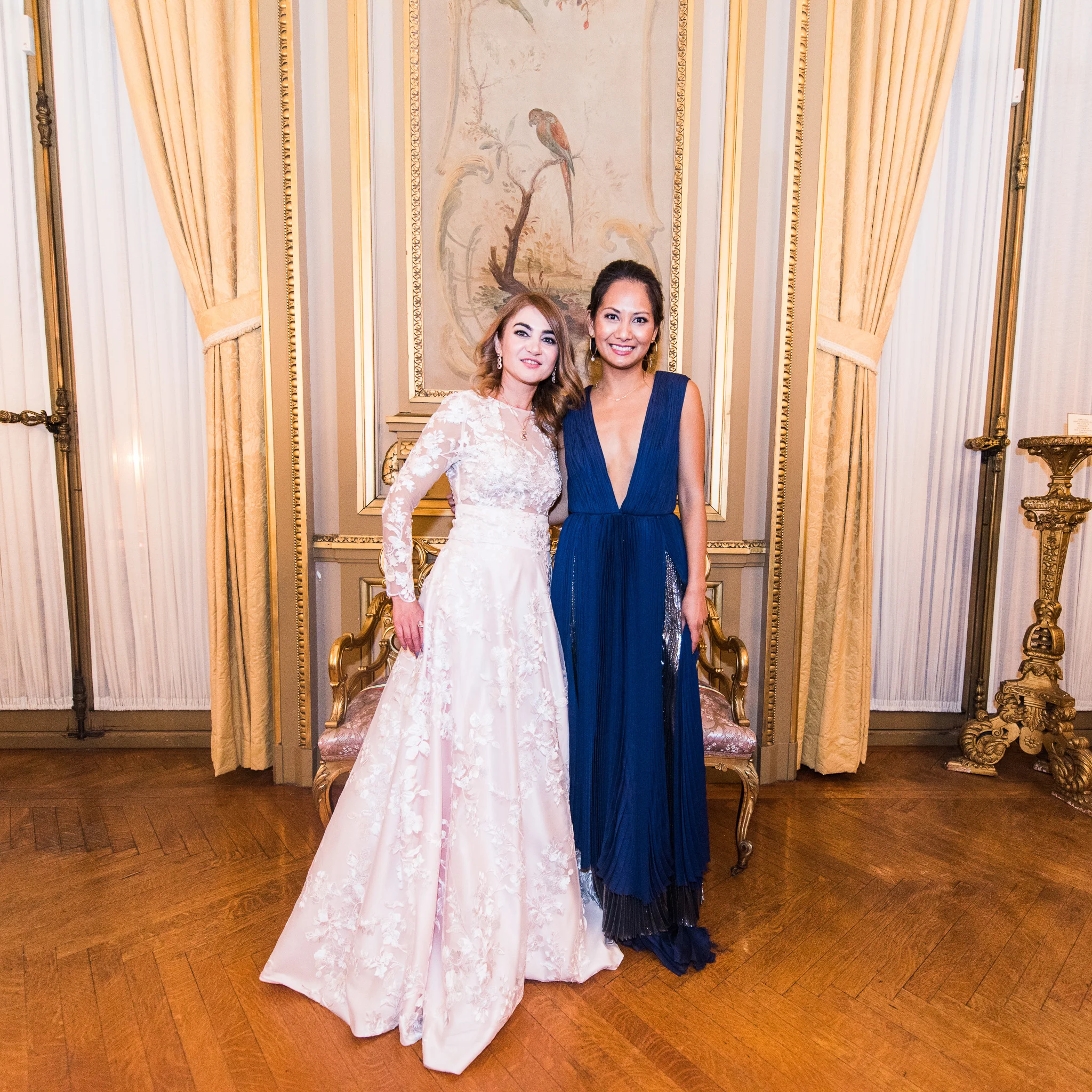 Fashion Night Ignites Co-Chairs: Indira (Left) and Zarah (Right)