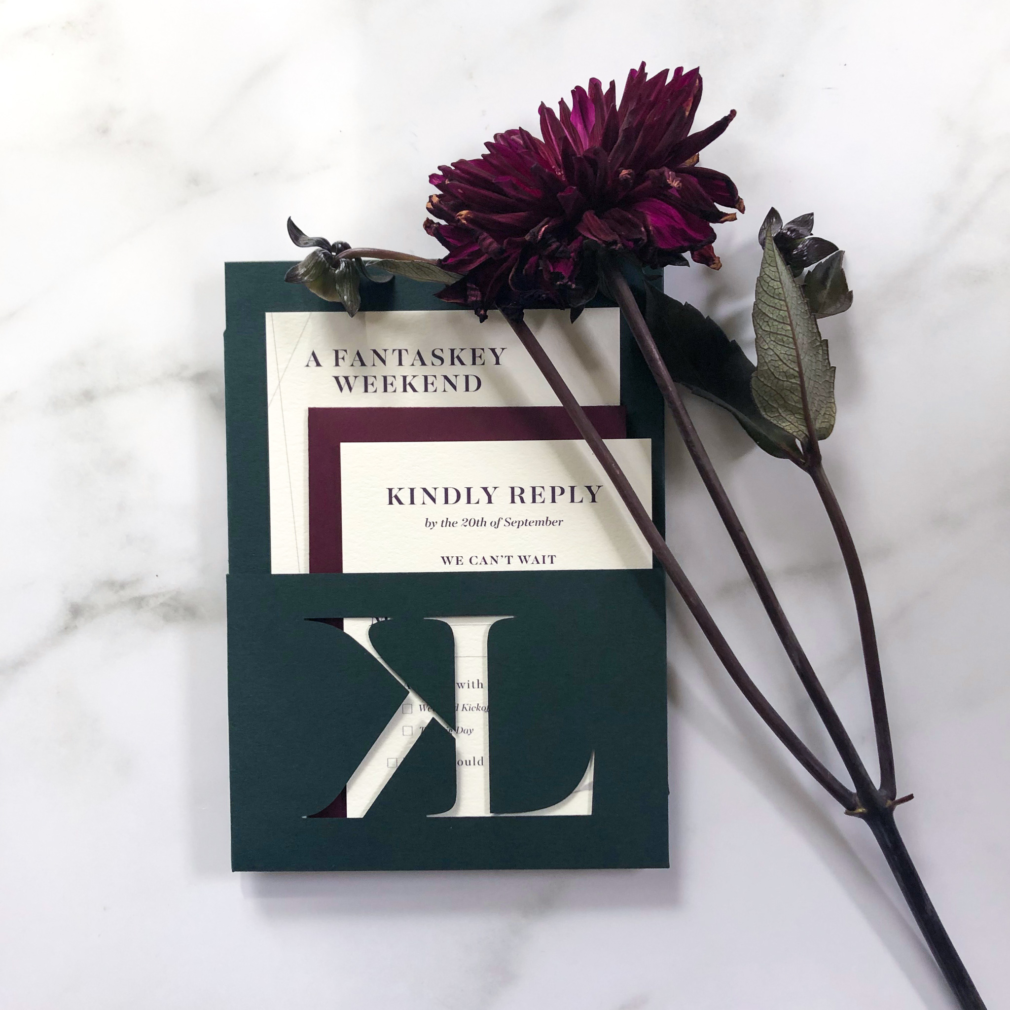 Monogram & Photography: Type A Invitations