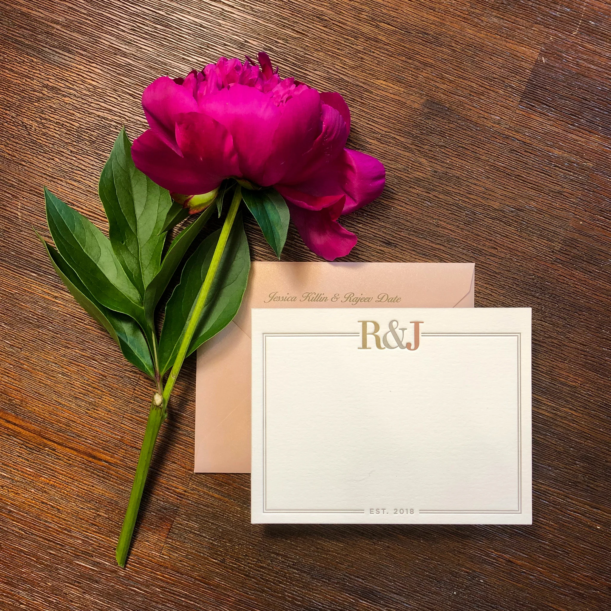 Monogram & Photography: Type A Invitations